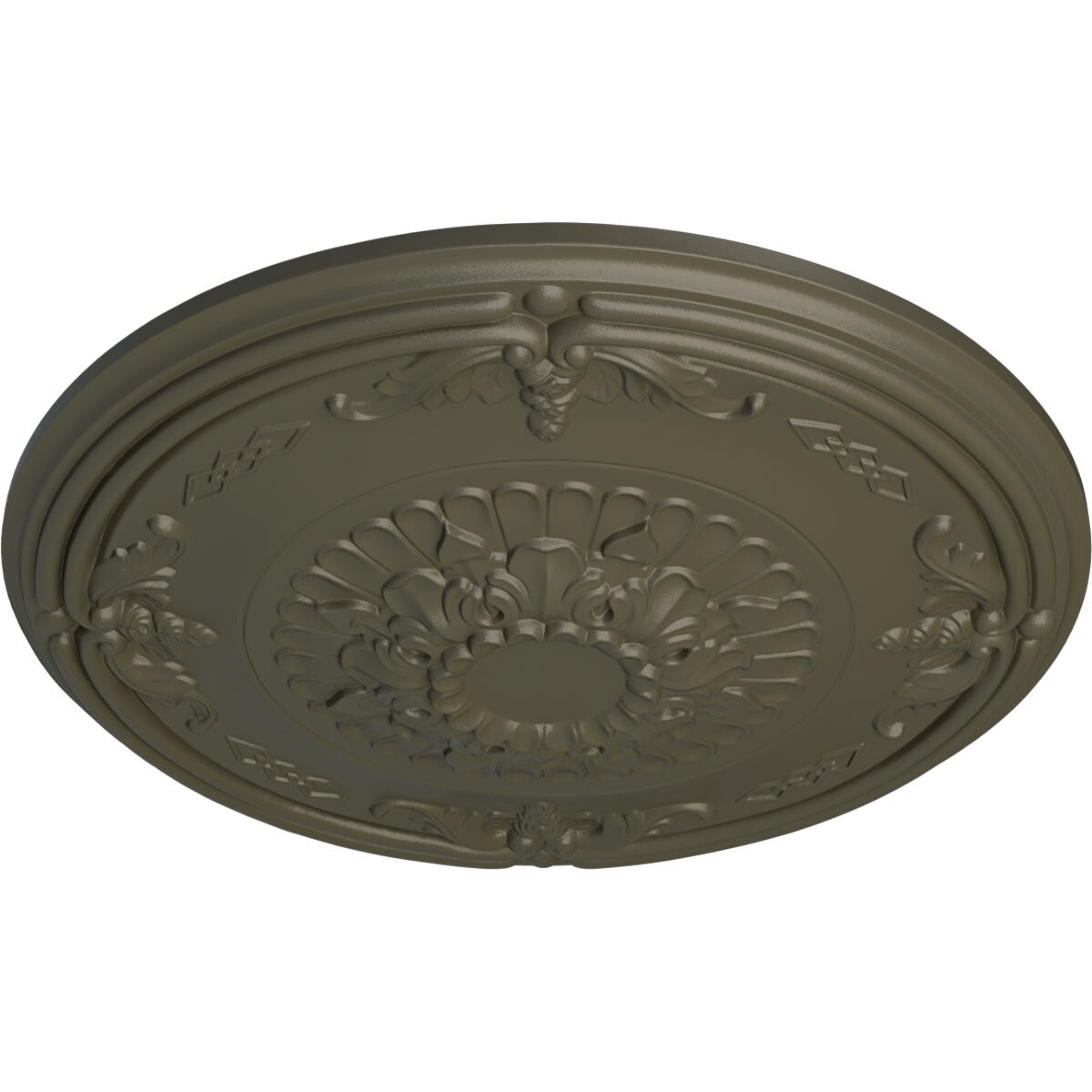 Ekena Millwork CM27ATWHF Ceiling-Medallions - View #2