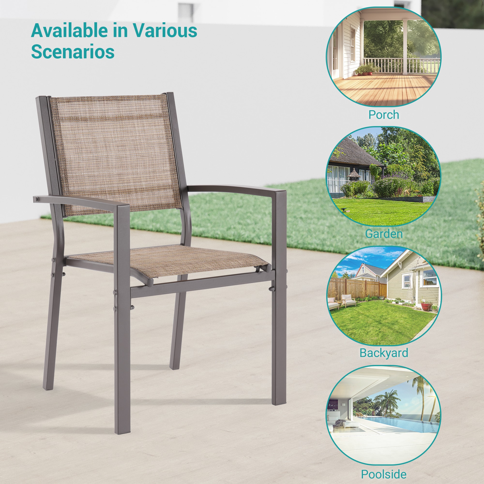 ACEGOSES LW-DS-265-TP-2 Patio-Chairs - View #8