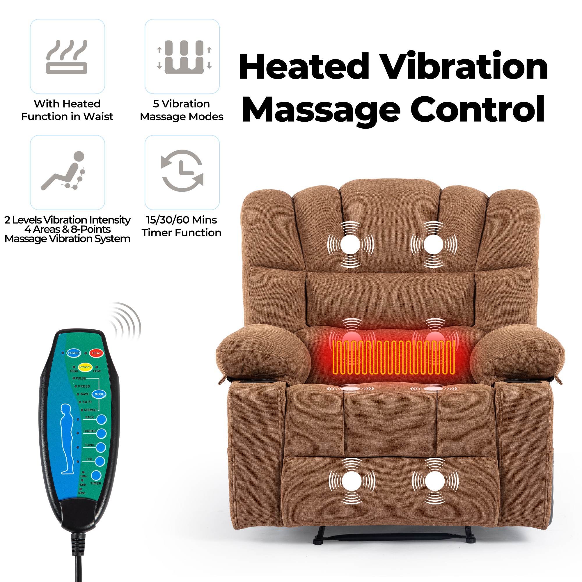 WELLFOR CAN-CR430 recliners - View #3
