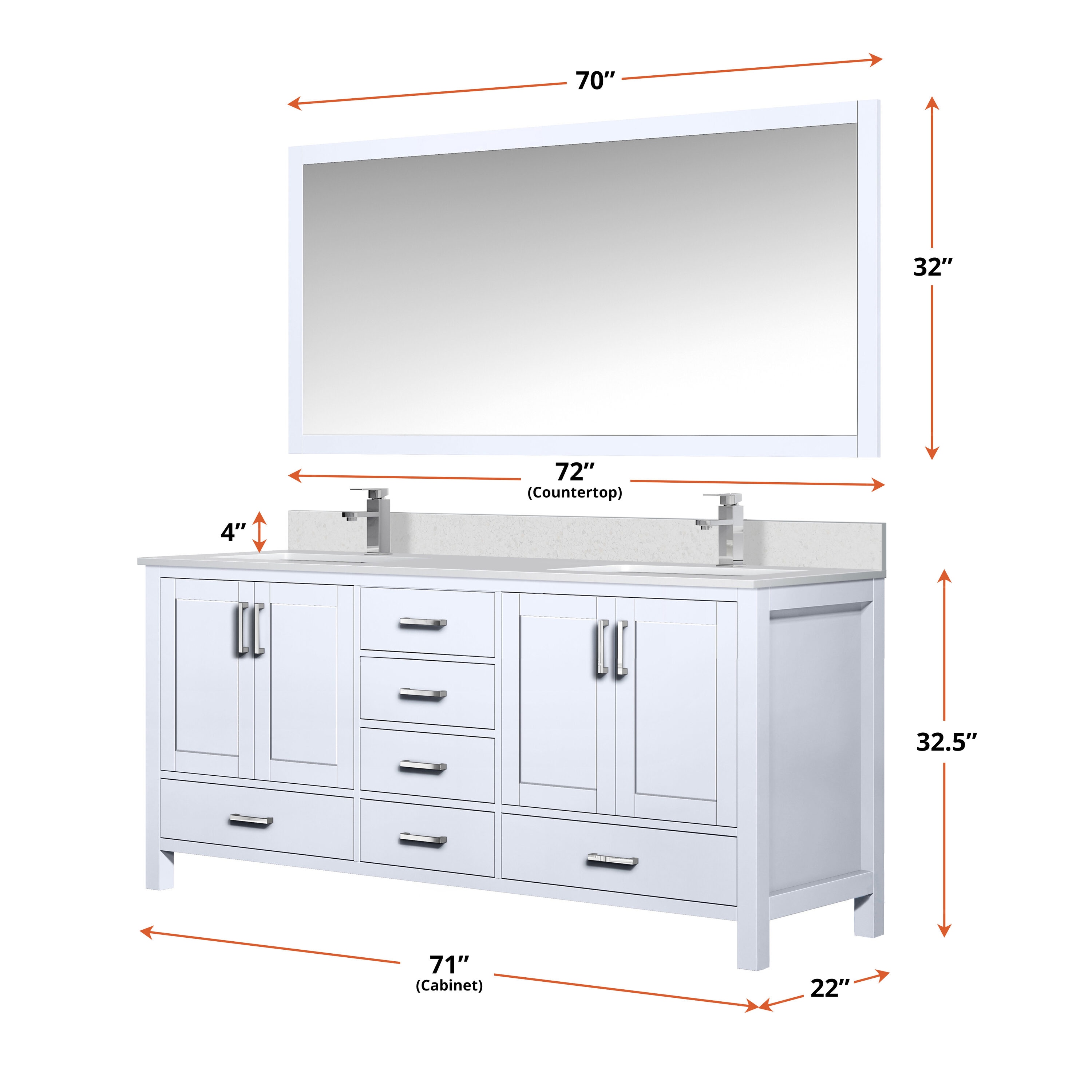Lexora LJ342272DA00M70 vanities - View #5