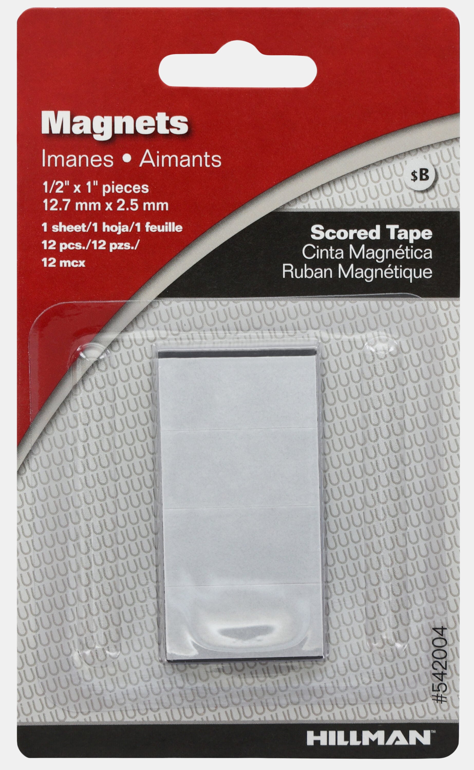 Heavy Duty 2 Inch X 10 Foot Magnetic Tape with Strong Adhesive
