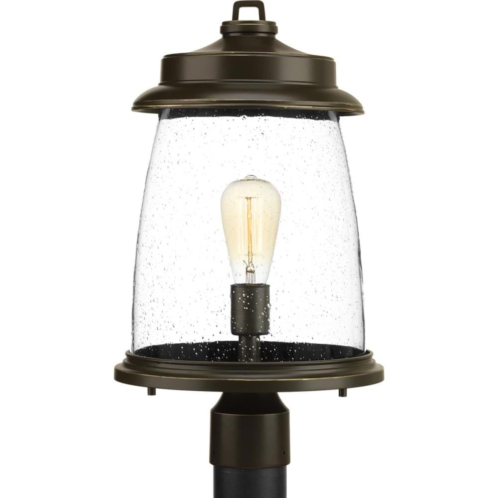 Progress Lighting P540030-020 Conover 19-in Antique Bronze Transitional Outdoor Light post lantern