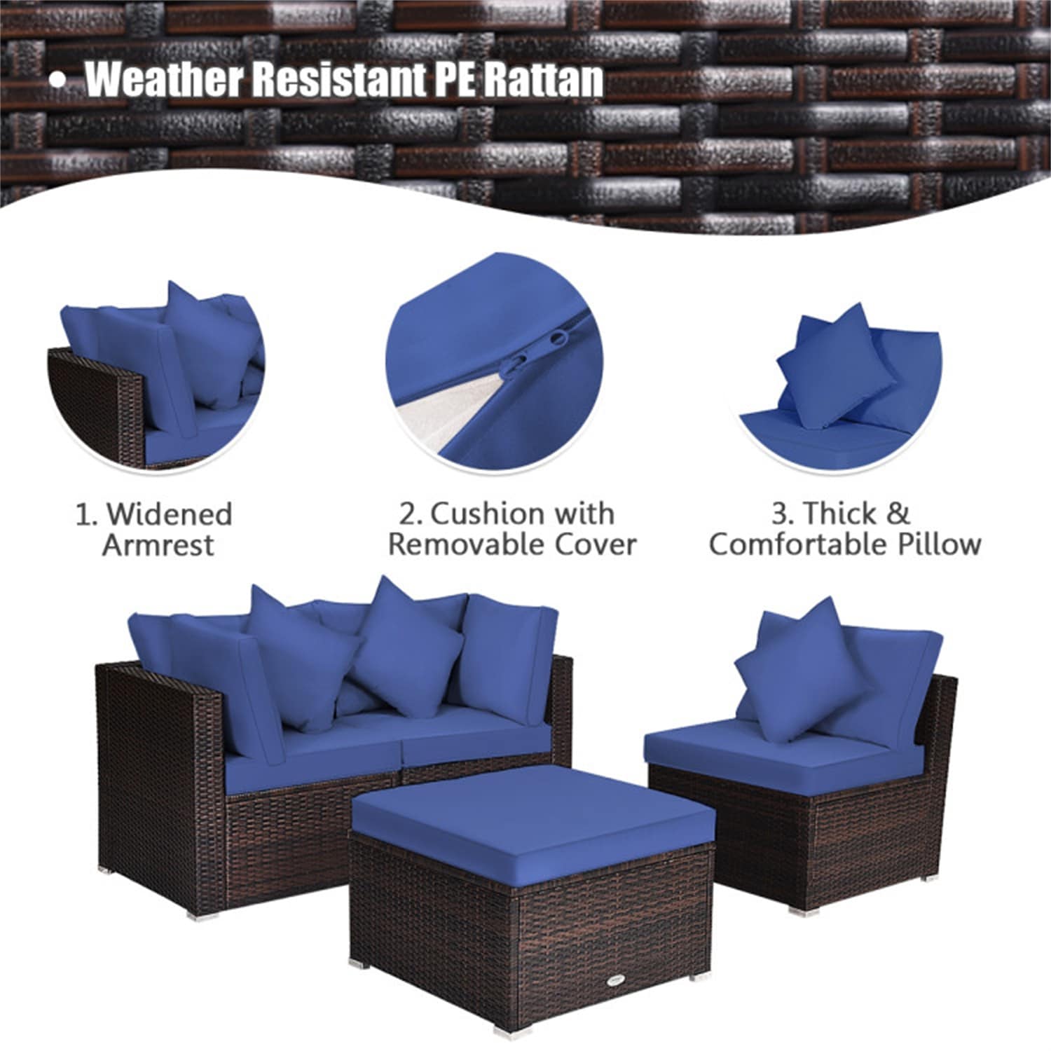 BABOOM BOM-1247GR+-CO Patio-Conversation-Sets - View #8