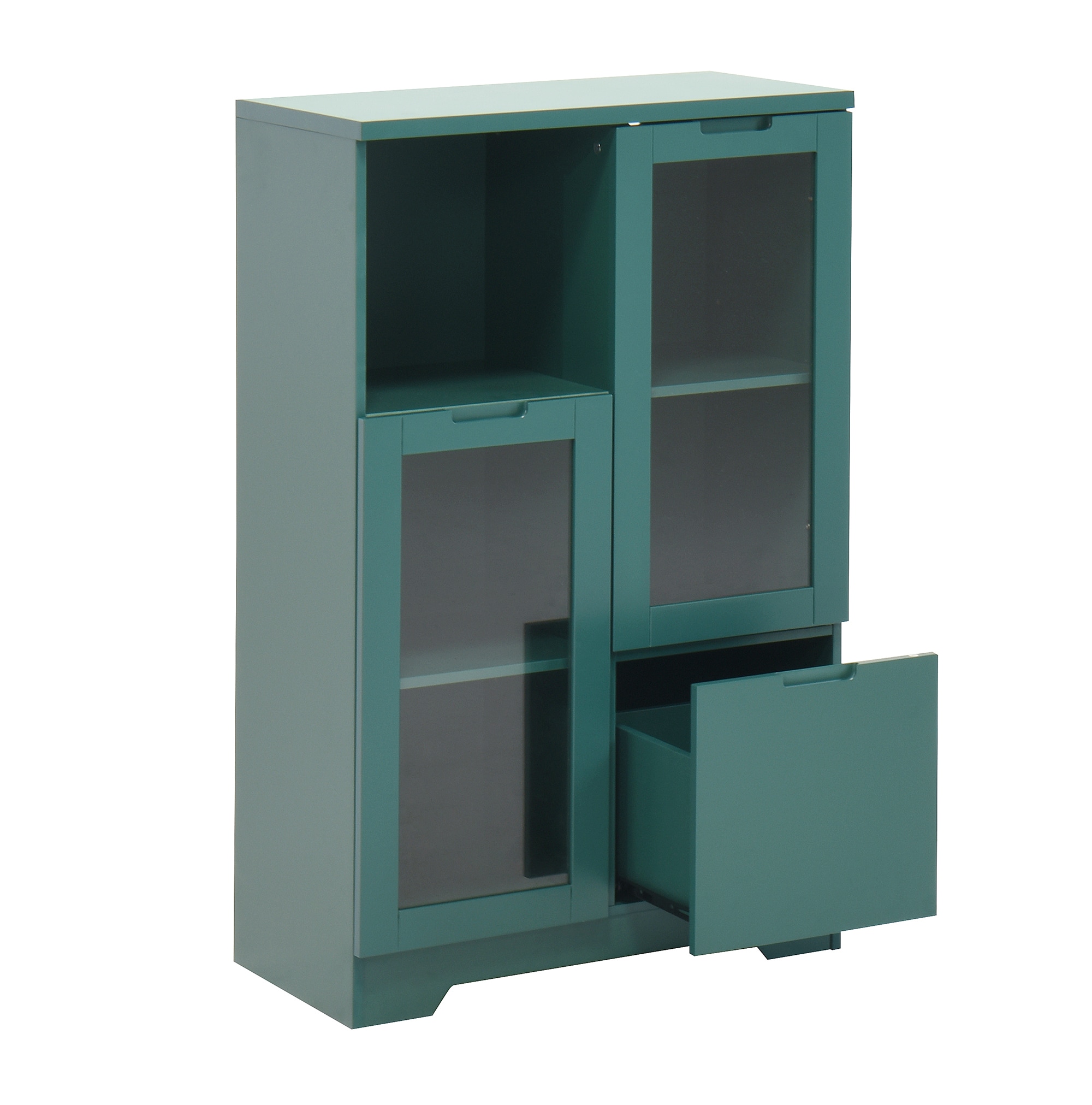 SINOFURN SYA840021GN Contemporary/Modern MDF Green Sideboard