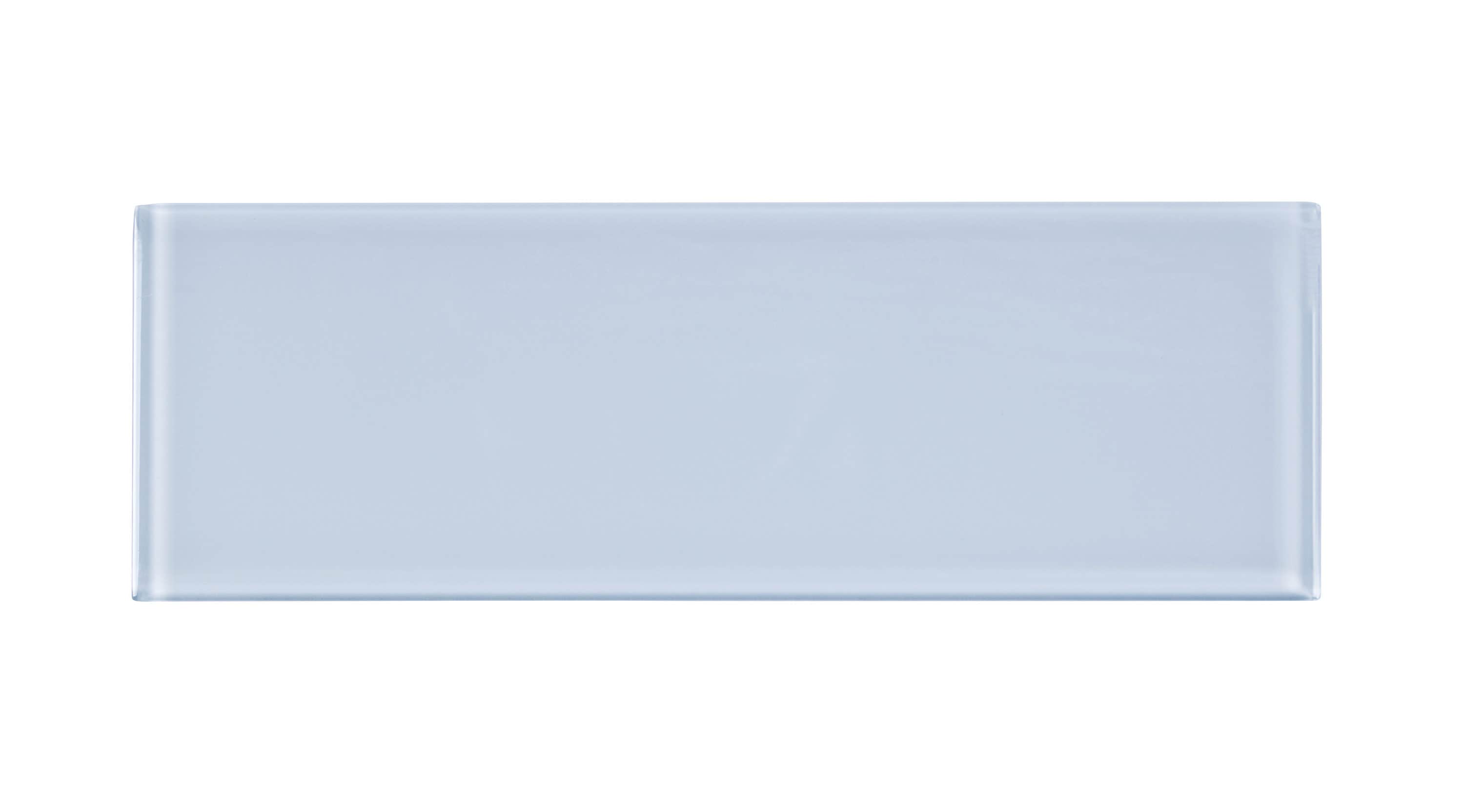 WS Tiles WST-25P Premium Glass Series Moonlight Gray 4-in x 12-in Polished Glass Large format Wall Tile ( 5-sq ft Carton )