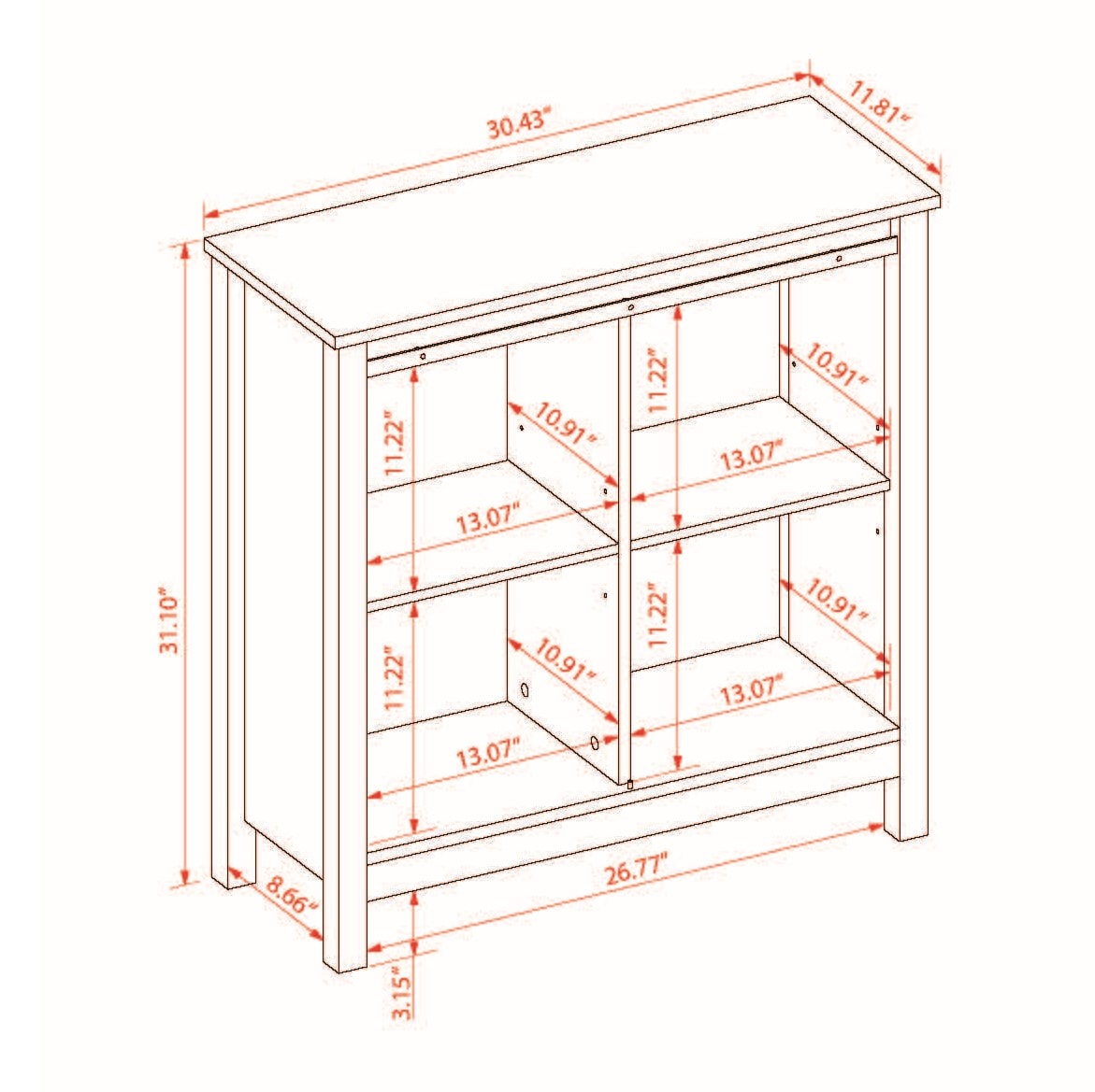 LuxenHome WHIF960 Linen-Cabinets - View #17