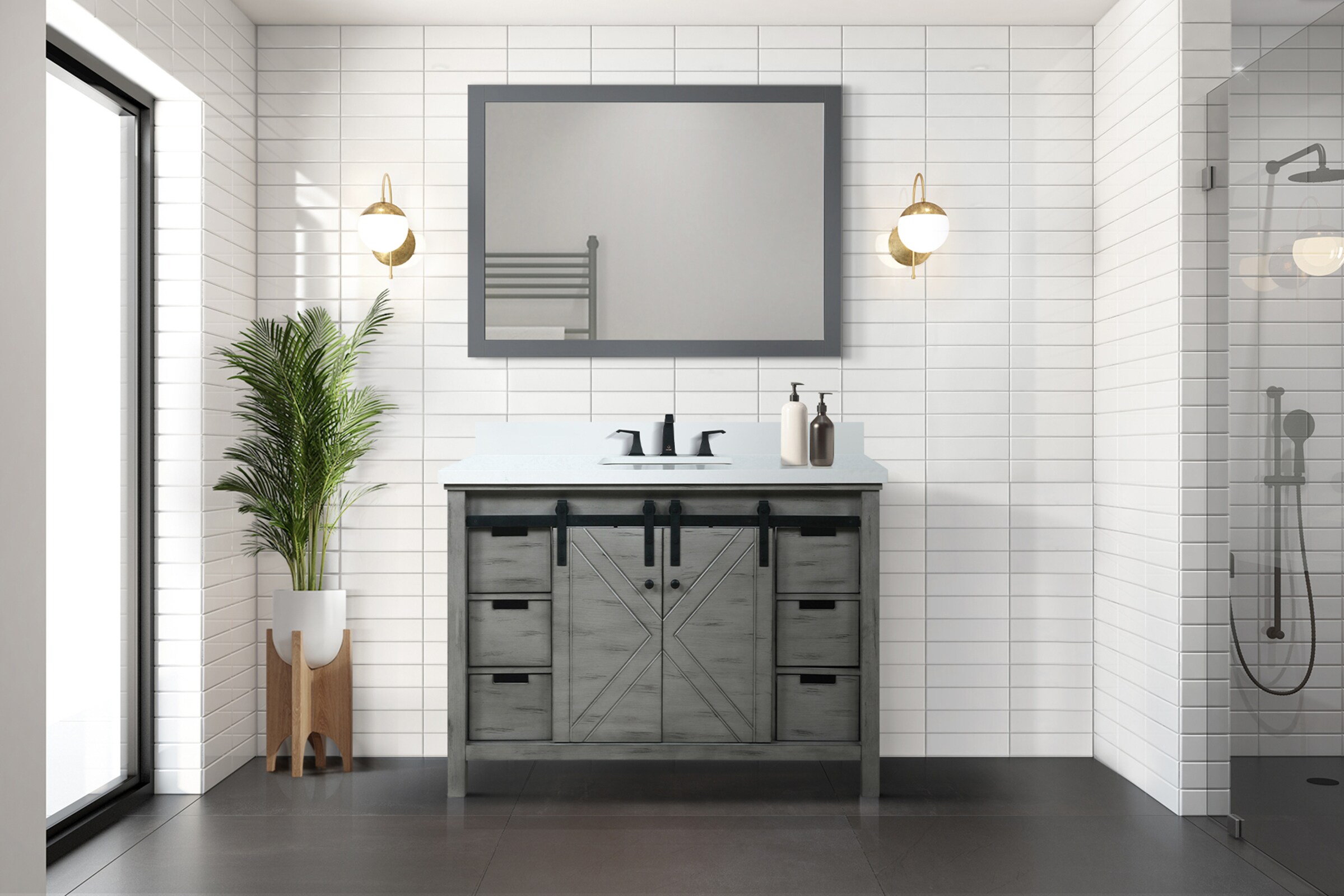 Lexora LVM48SH311 Bath-Vanity-Combo - View #9