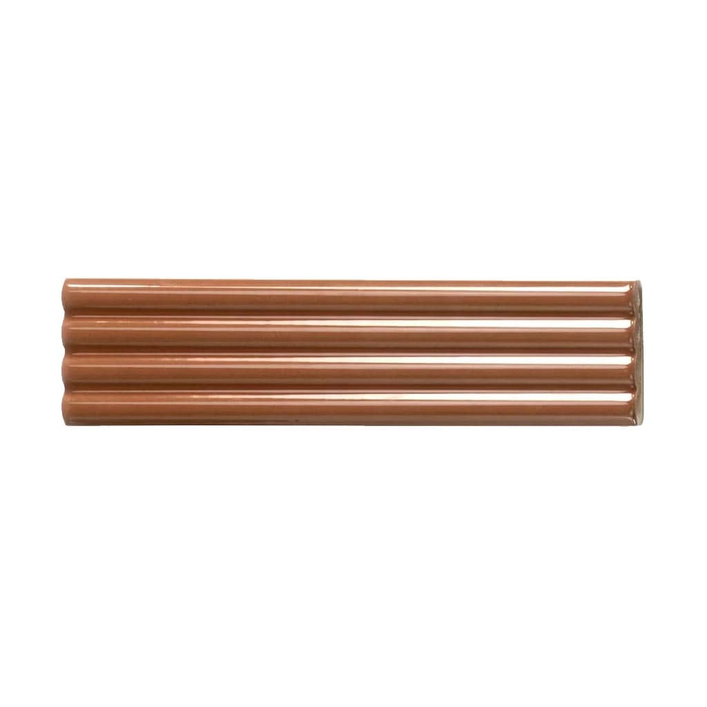 Apollo Tile RID88TERDEGL Arte Red 2-in x 8-in Glossy Ceramic Subway Standard Floor and Wall Tile ( 4.09-sq ft Carton
