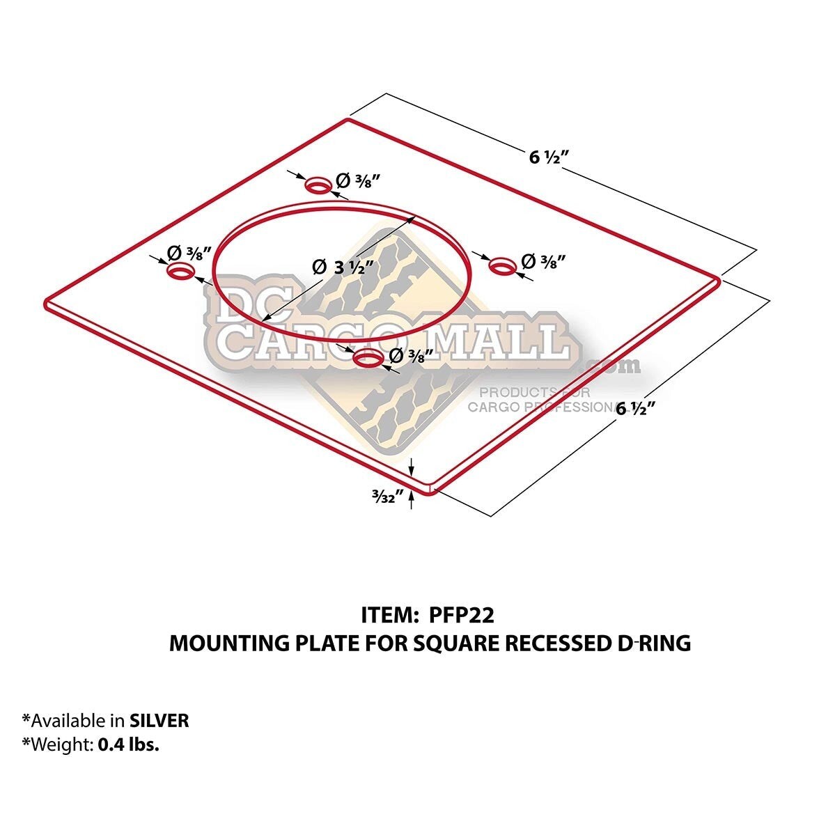 DC Cargo PFK21 Tie-Down-Hardware - View #8