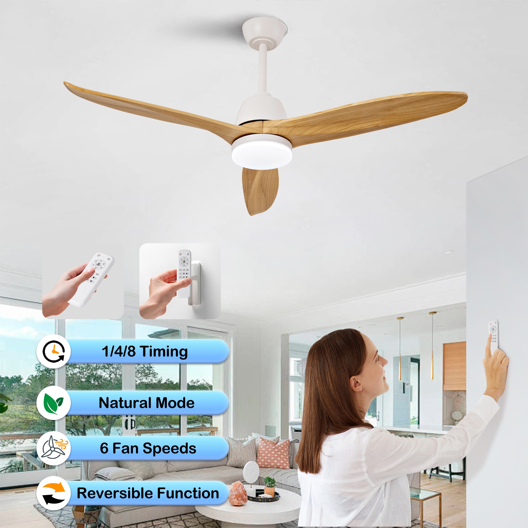 SINOFURN SYF110024WT Ceiling-Fans - View #10