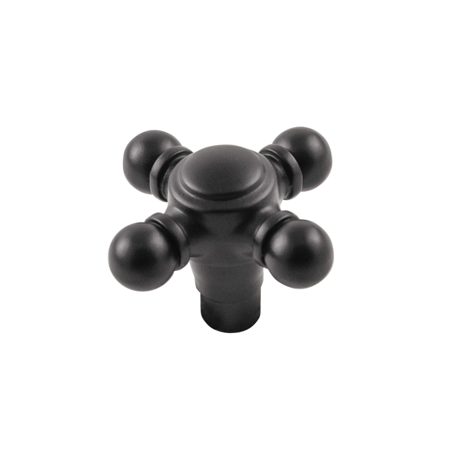 Belwith Keeler B075061-MB Fuller Matte Black Novelty Traditional Cabinet Knob