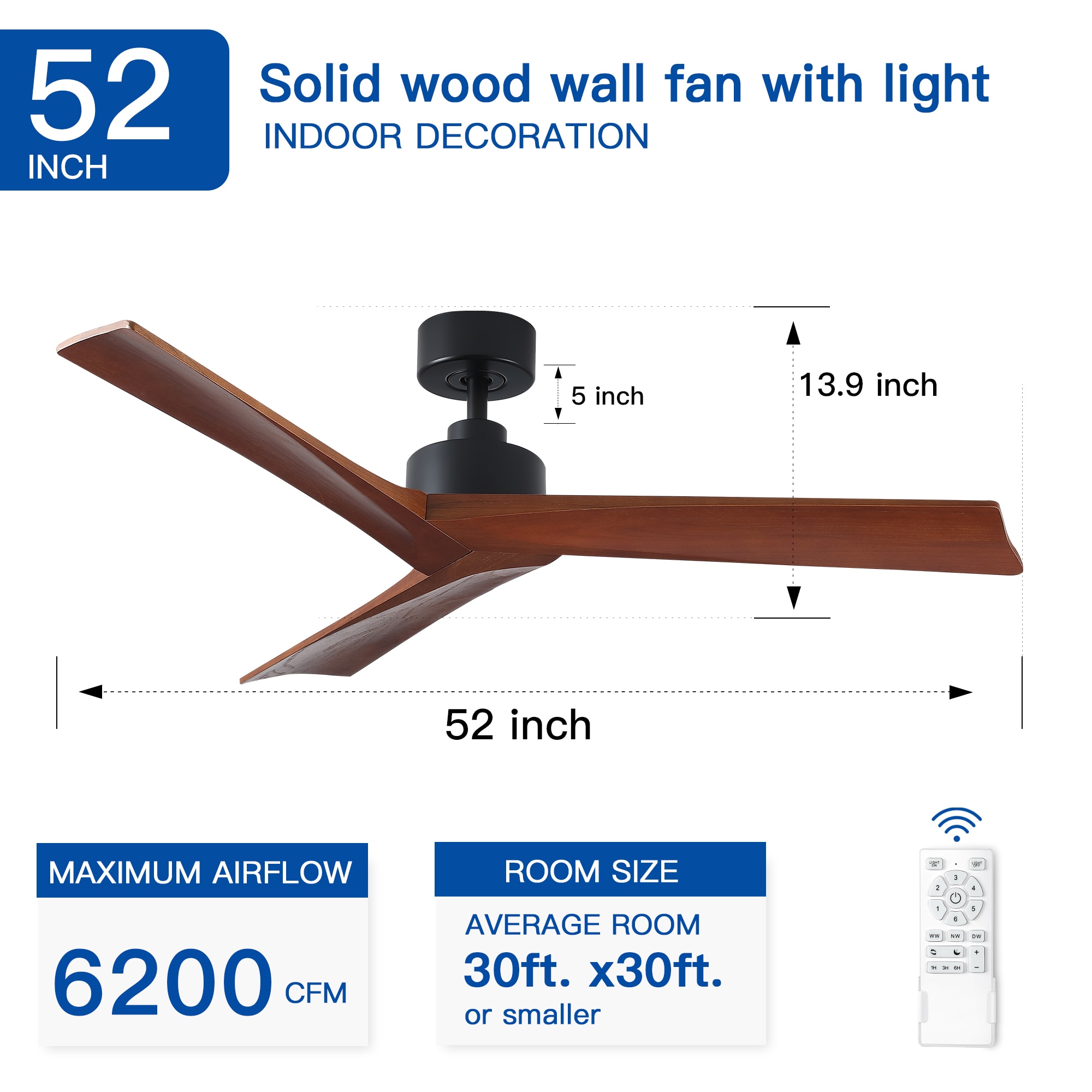 Tenleaf LIGHT0413-266-1 Ceiling-Fans - View #4