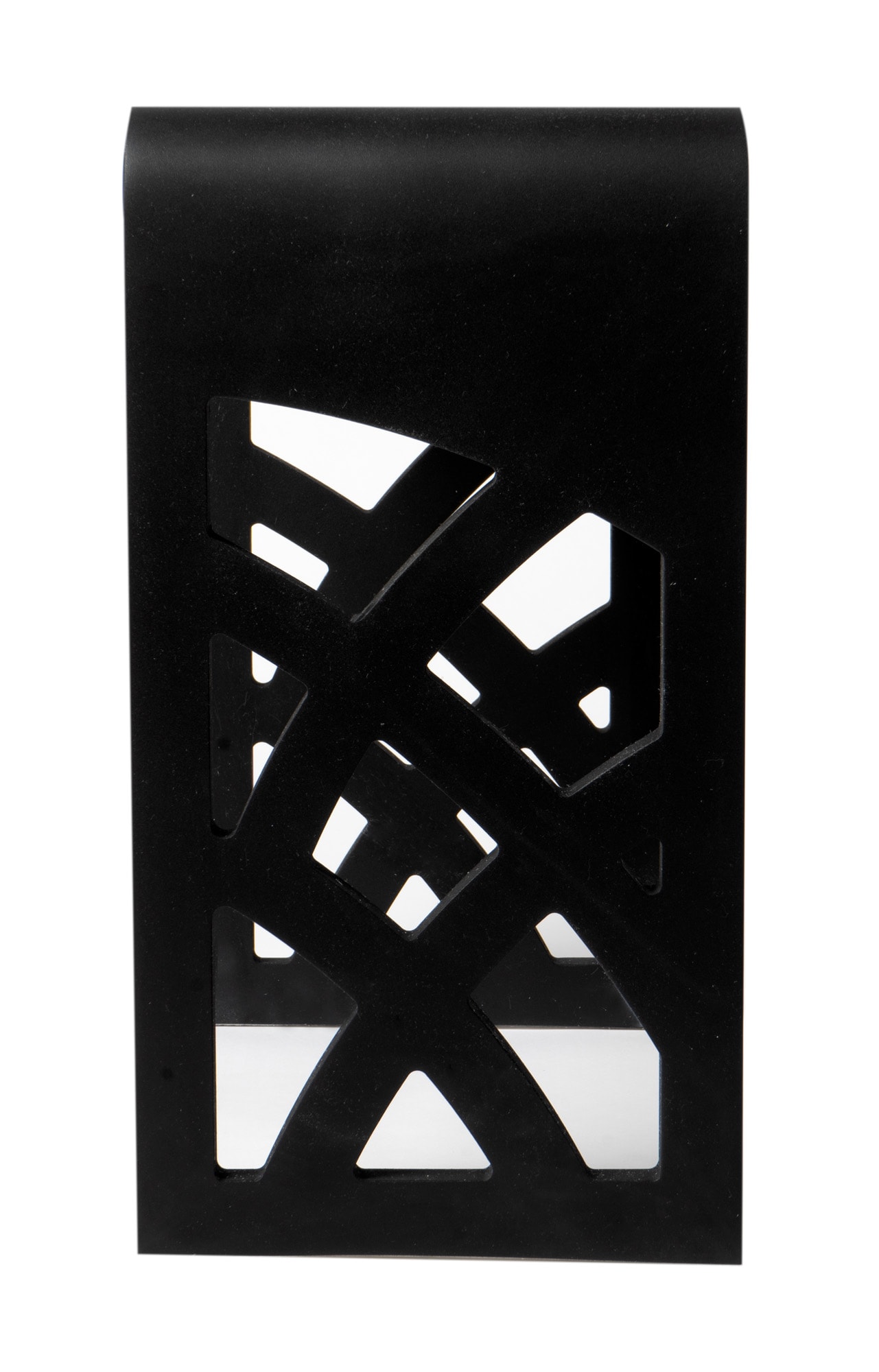 16.5'' Black Matte Solid Surface Resin Shower Stool