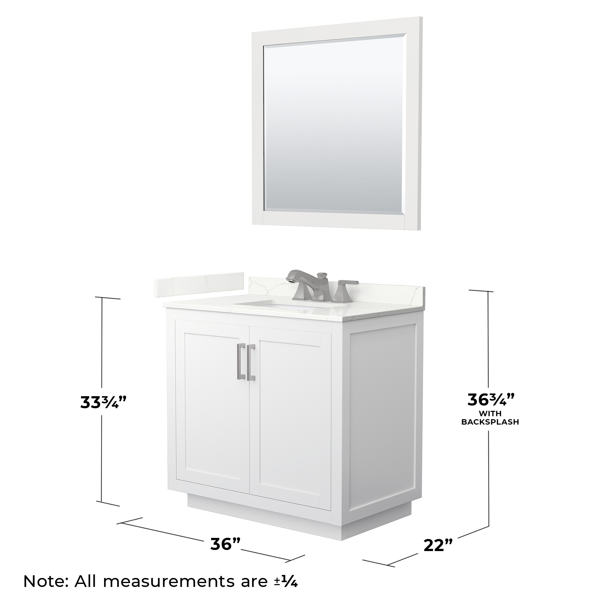 Wyndham Collection WCF292936SWHGTUS3M34 Bath-Vanity-Combo - View #6