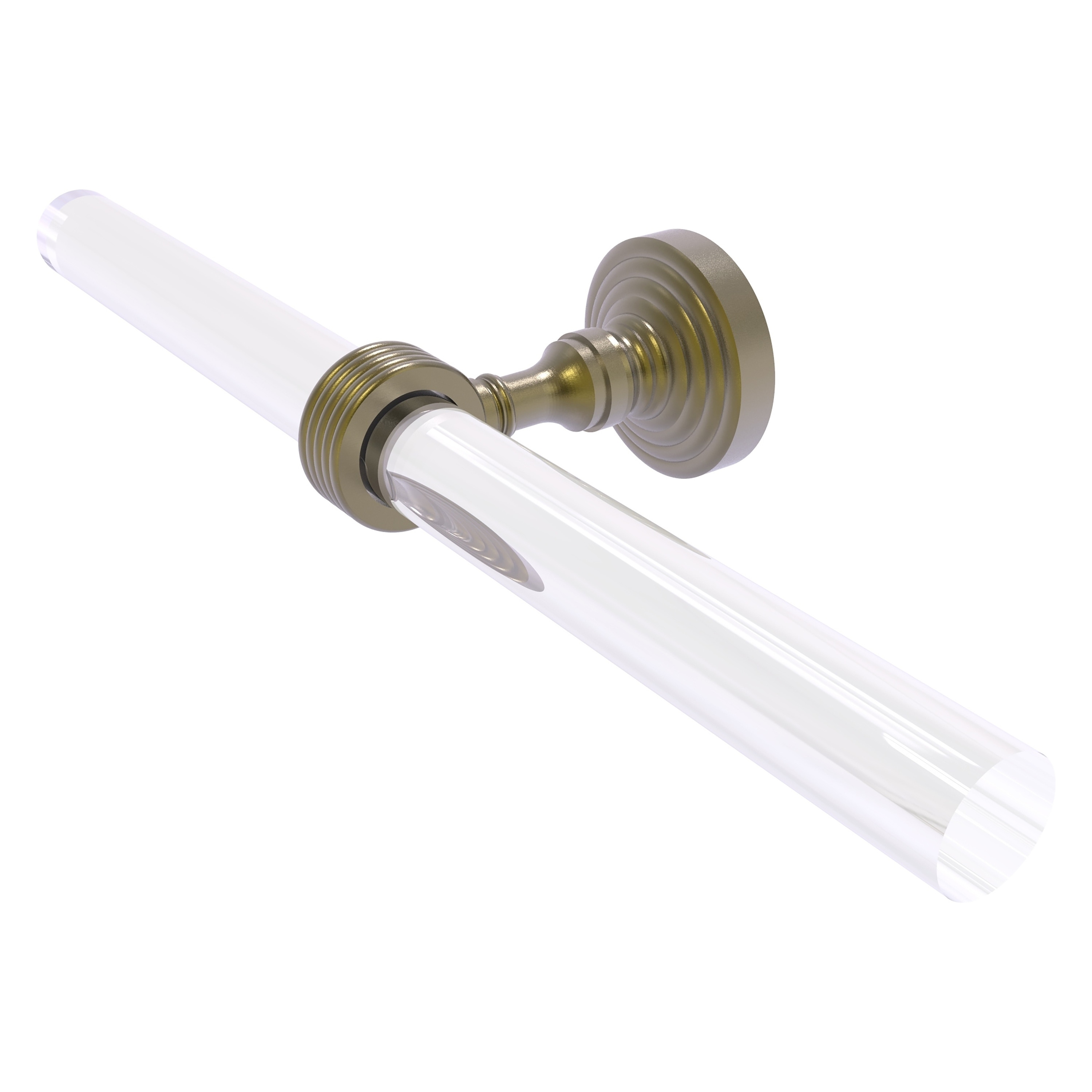 Allied Brass PG-HTBG-2-ABR Pacific Grove 15-in double Antique Brass Wall mount Double Towel Bar