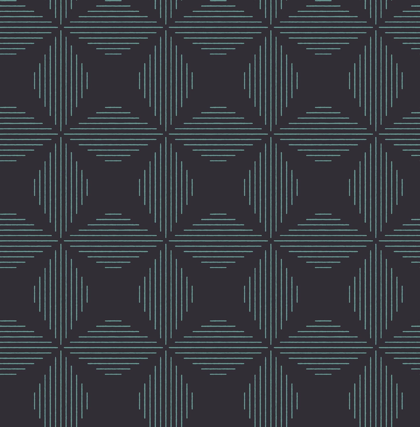 A-Street Prints 2902-25508 Theory 56.4-Sq. Feet Navy Non-woven Geometric Unpasted Wallpaper
