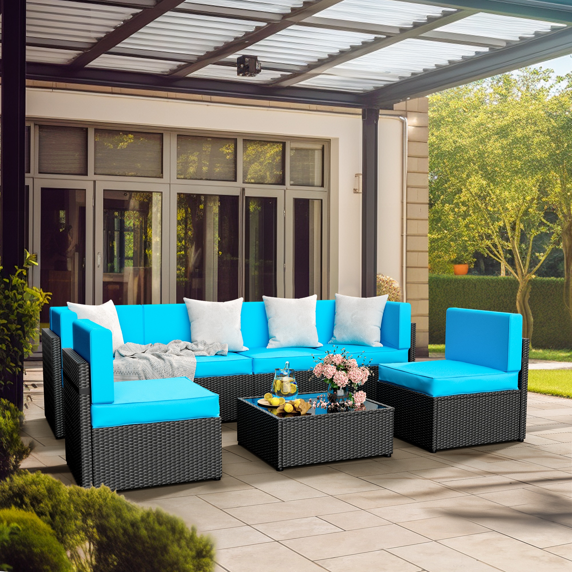 PamaPic TB-7JT-T-WL1 Patio-Sofas-Daybeds - View #4