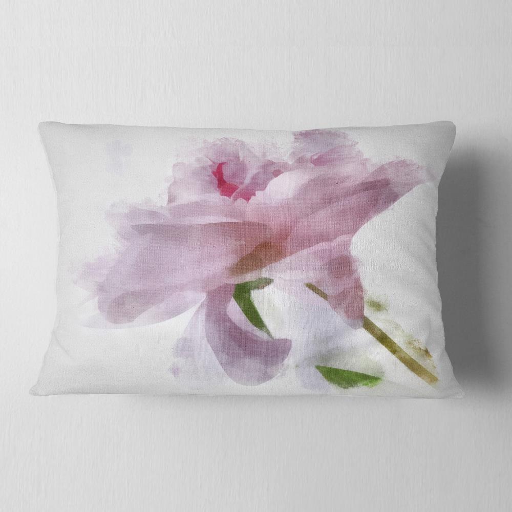 Designart CU13550-12-20 12-in x 20-in Blue Indoor Decorative Pillow
