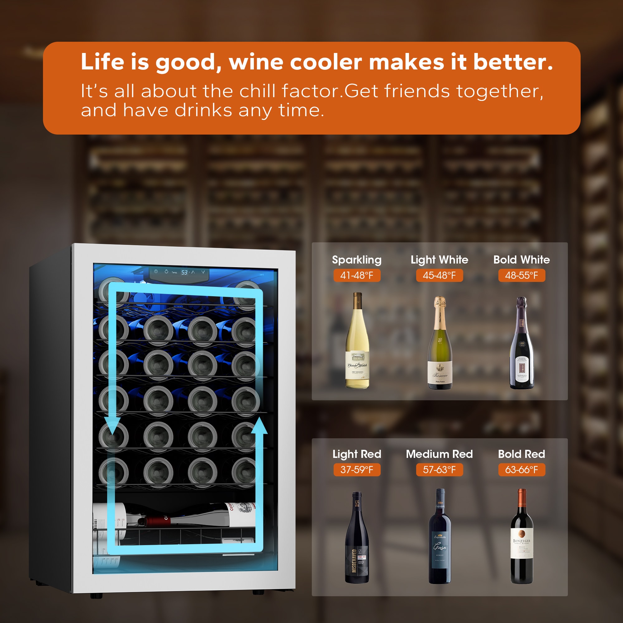 Ca'Lefort CLF-WSJC130-LS Wine-Chillers - View #8