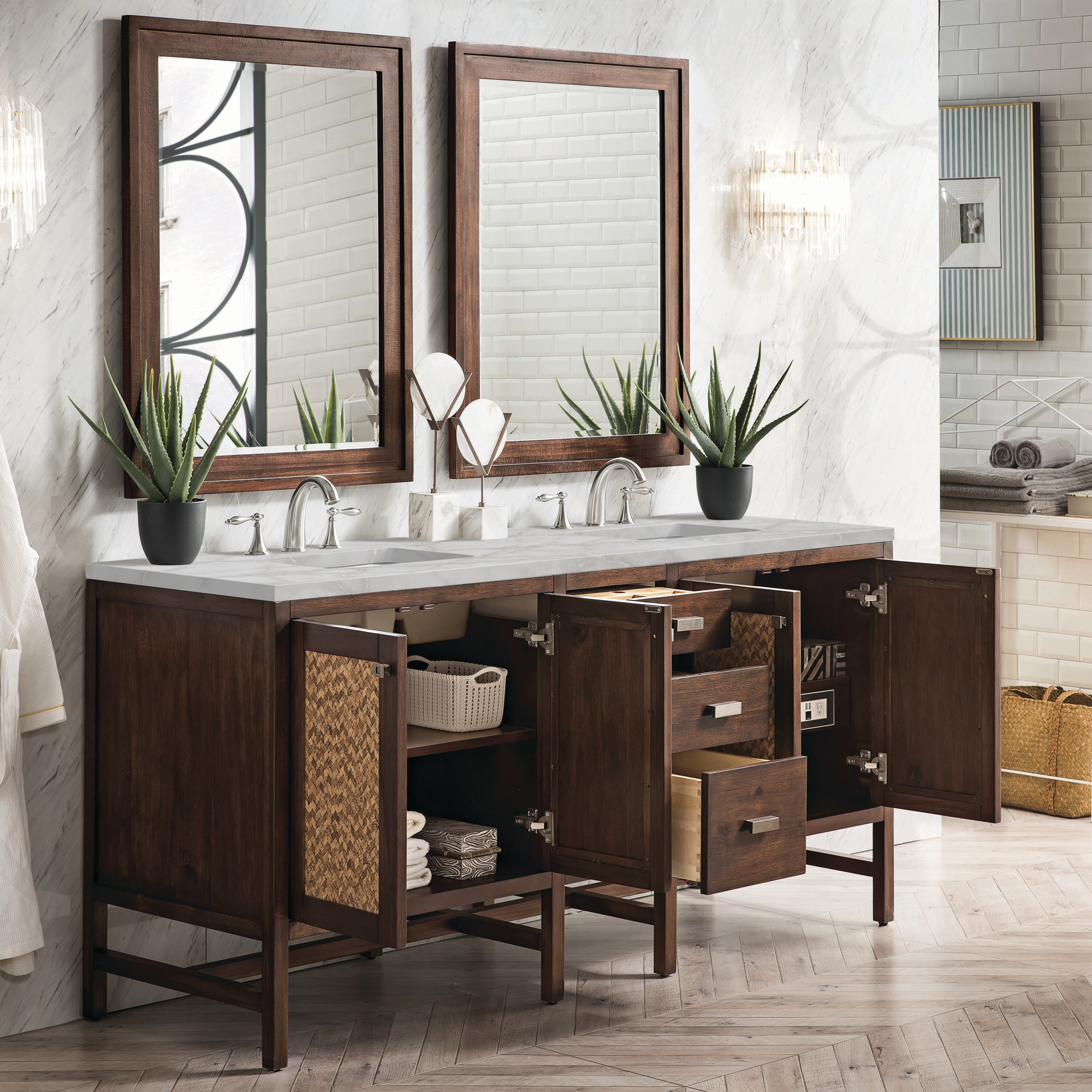 James Martin Vanities E444-V72-MCA-3VSL Bath-Vanity-Combo - View #4