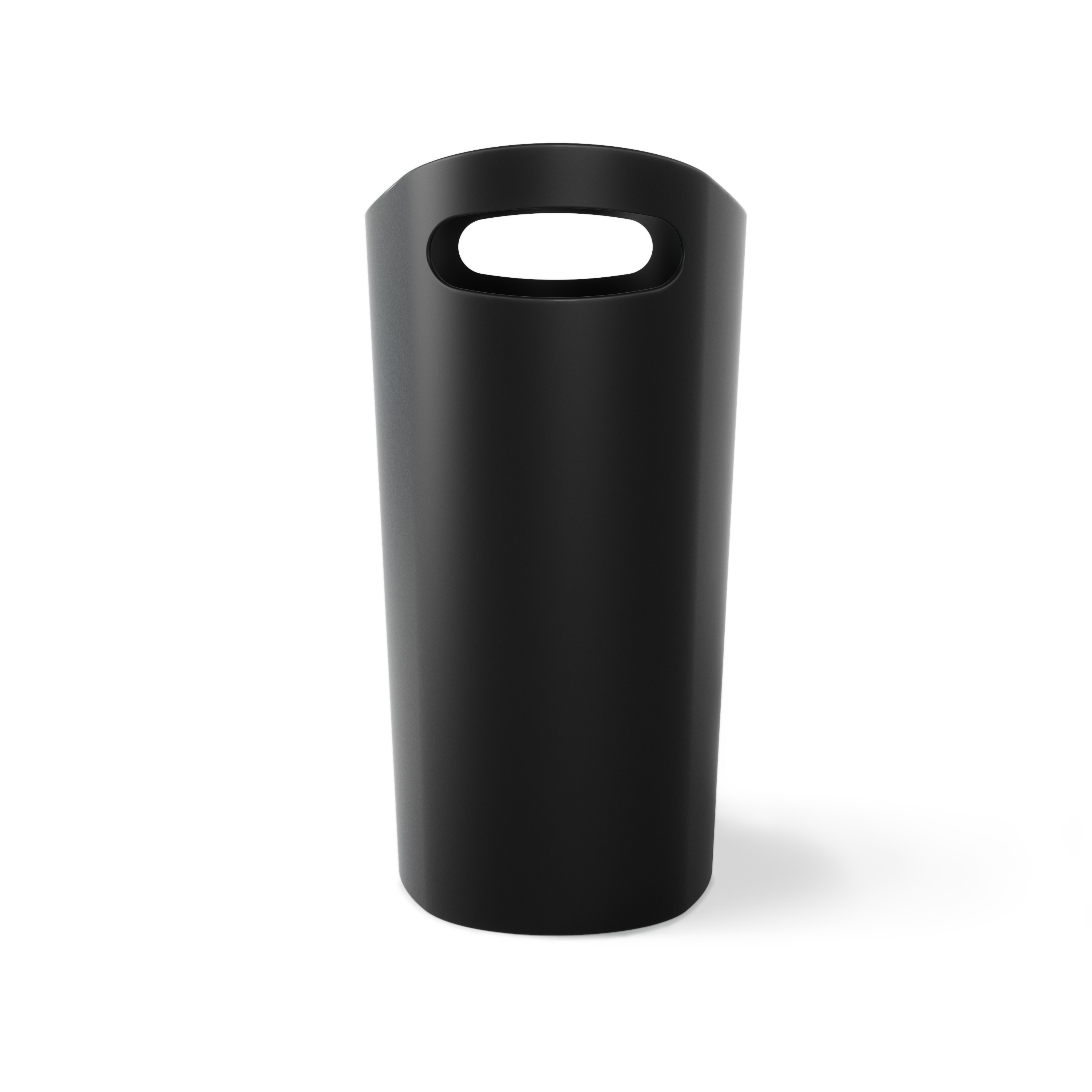 Project Source 23- Gallons Black Plastic Touchless Kitchen Trash Can Indoor  in the Trash Cans department at