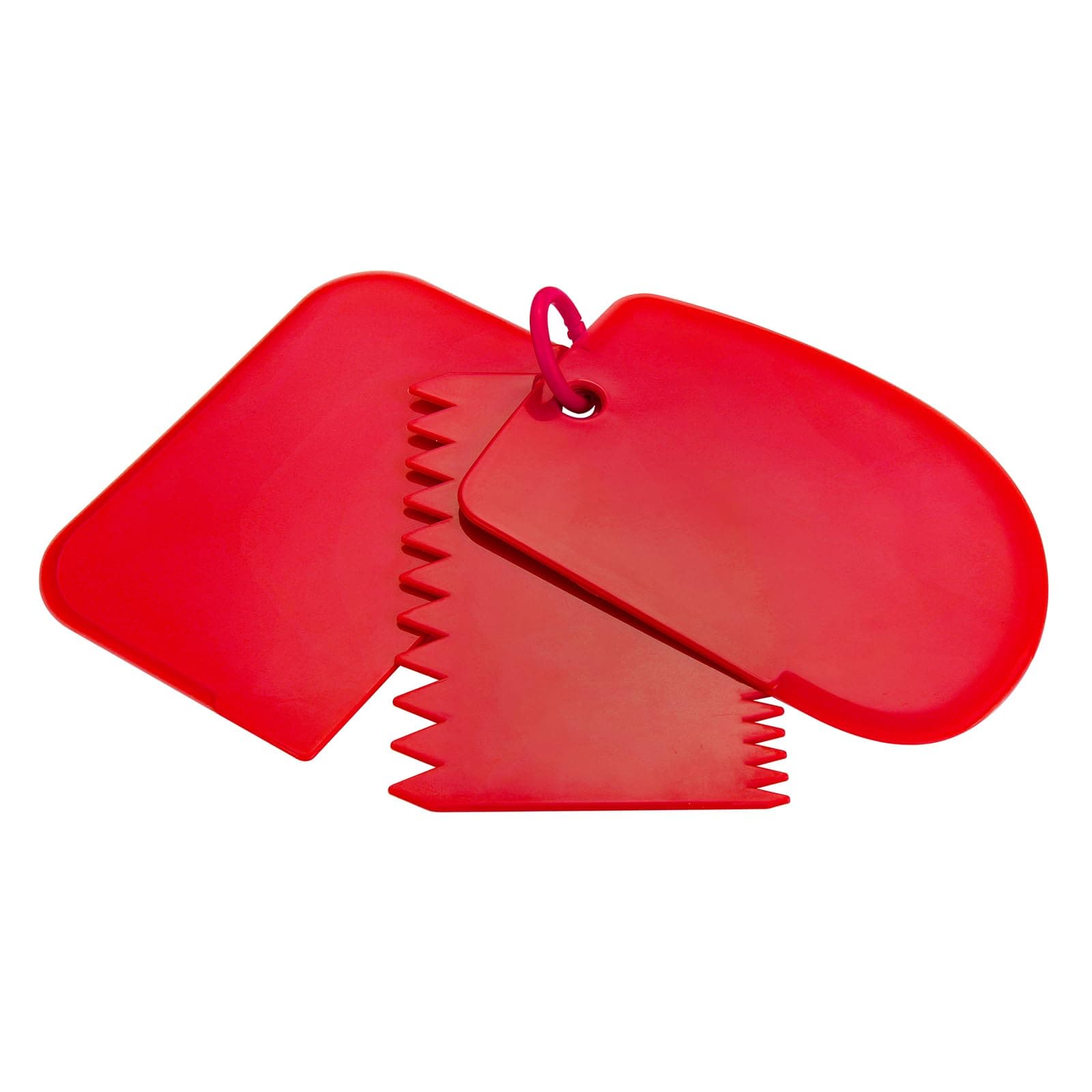 Phyfalip  Three Piece Plastic Scraper Set for Spackle Caulk Adhesives Fibreglass Resins and Putty Repair Tools durable home and garden accessory