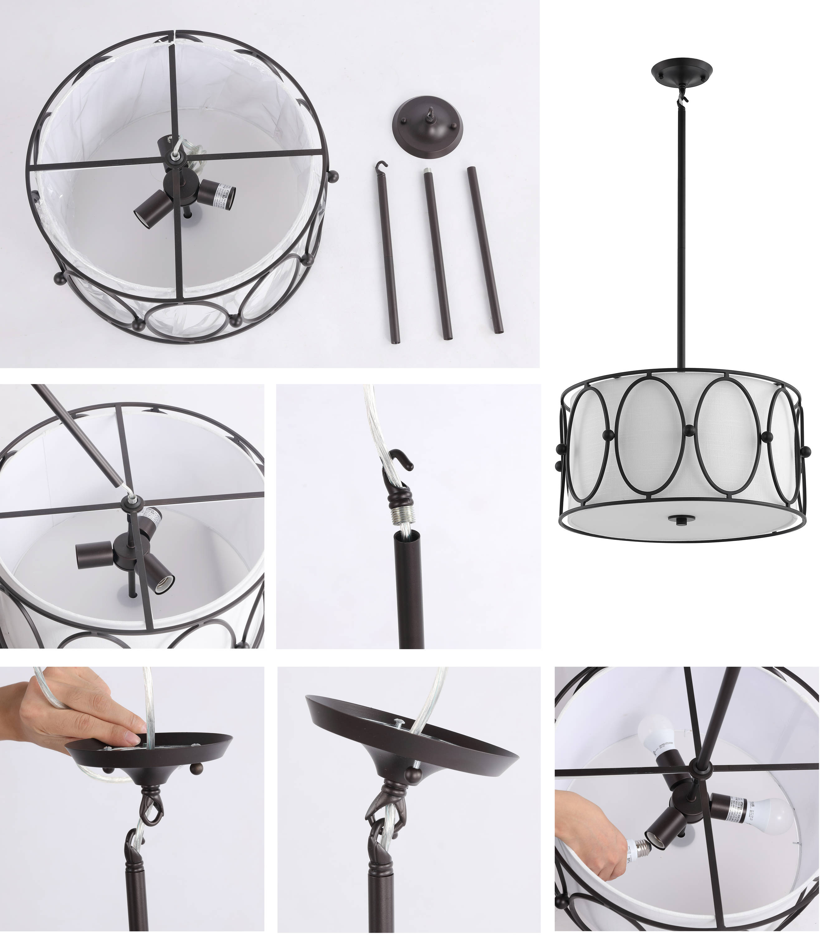 JONATHAN  Y JYL9008B Pendant-Lights - View #3