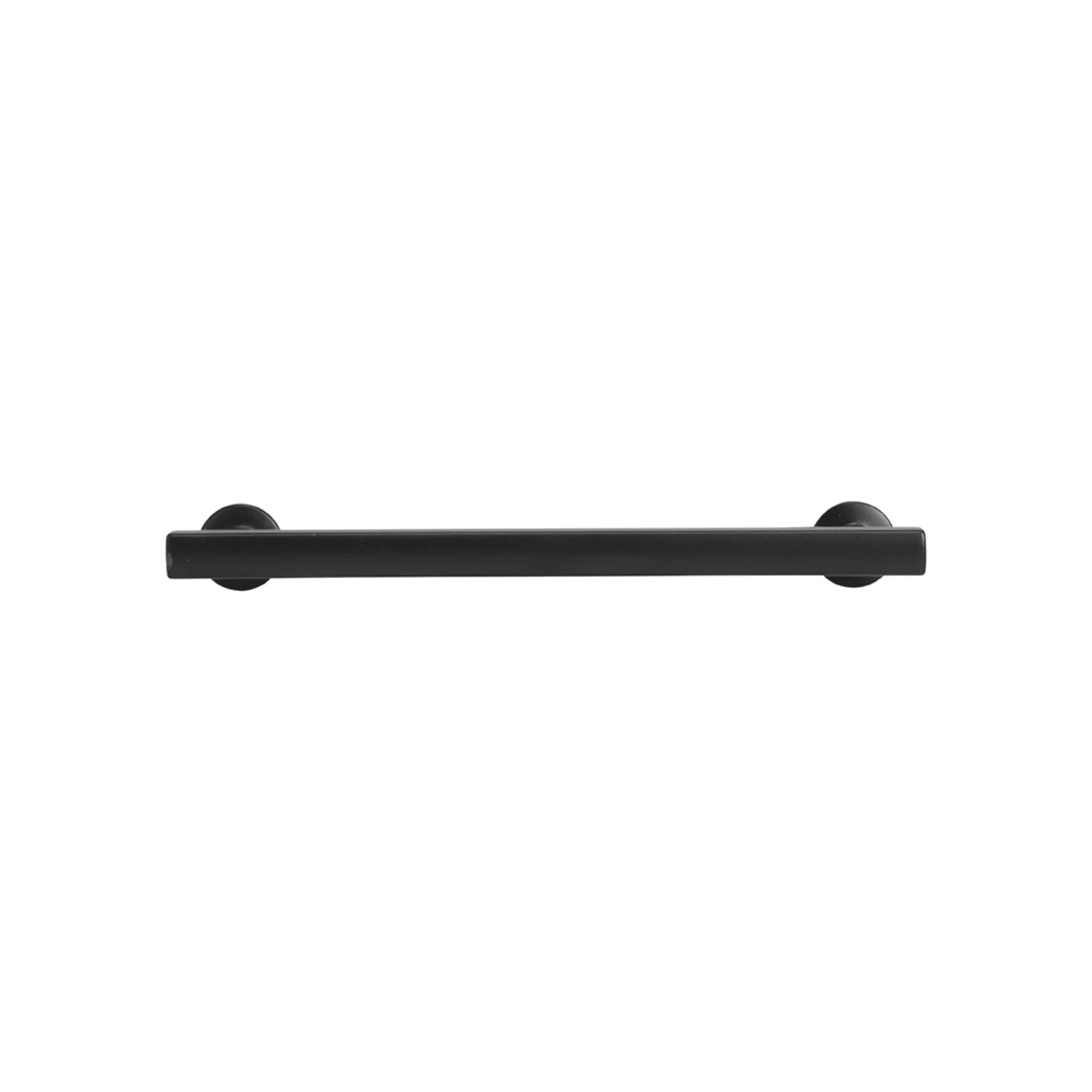 Matte Black Solid Core Kitchen Cabinet Pull, 6-5/16 Inch