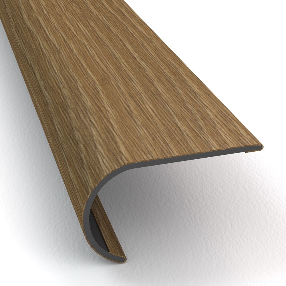 ProCore Pro LPC8523FSN Pro 2.5-in x 94-in Stratford Oak Finished Vinyl Oak Stair Nosing