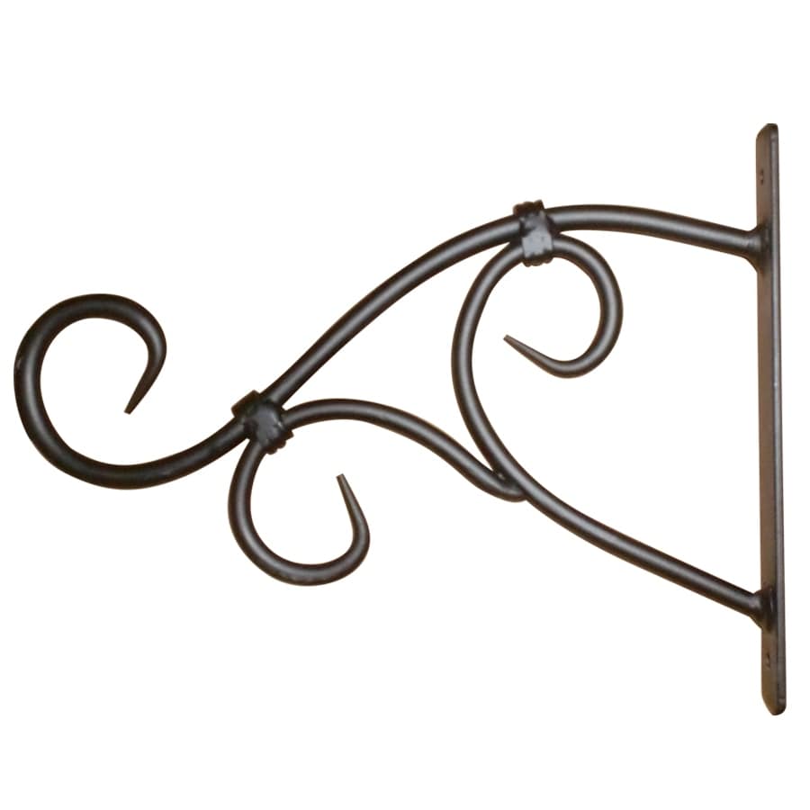 Patio Life 9IN SCROLL PLANT HOOK BLACK in the Plant Hooks department