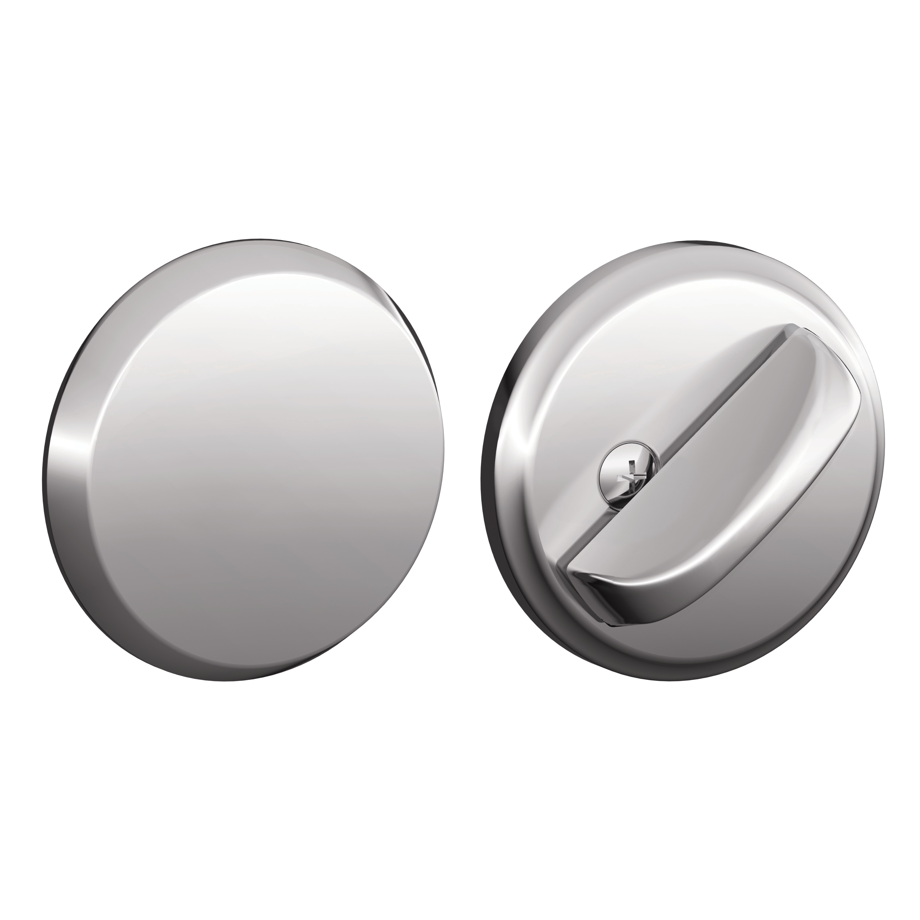 Schlage B81625 B60 Series Bright Chrome Single Cylinder Deadbolt