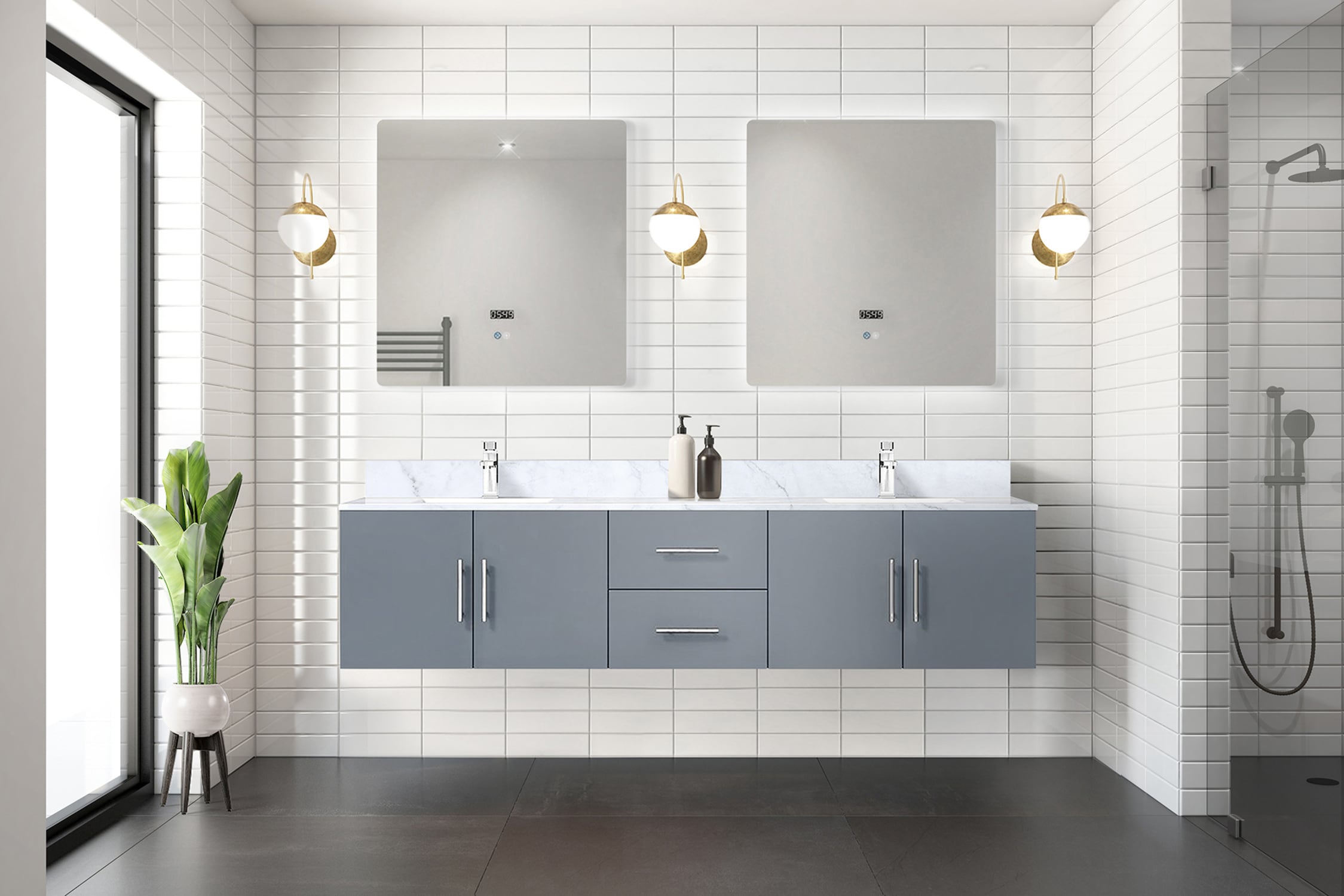 Lexora LG192280DBDSLM30 Bath-Vanity-Combo - View #10