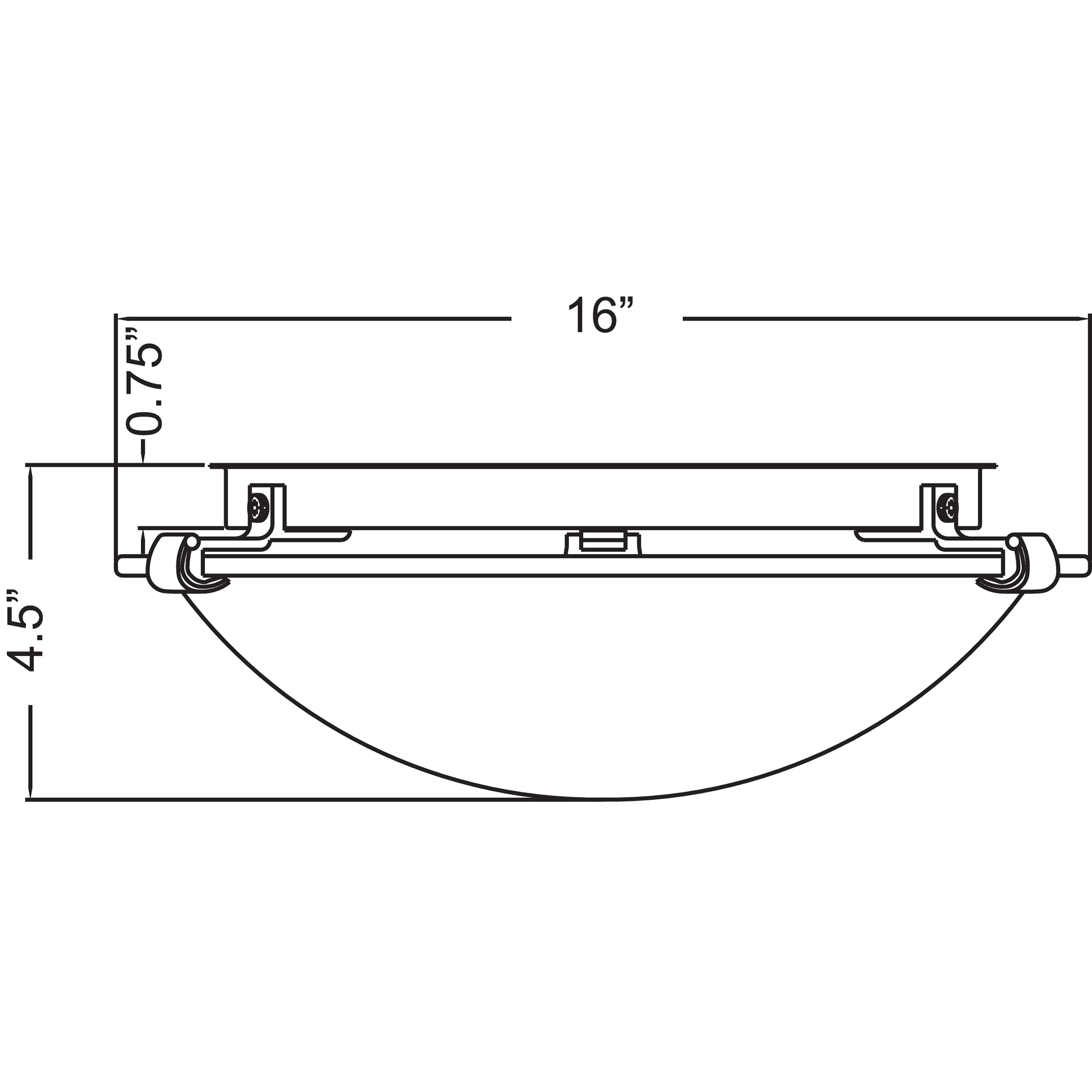 Access Lighting 23020GU-BS/ALB flushmounts - View #2