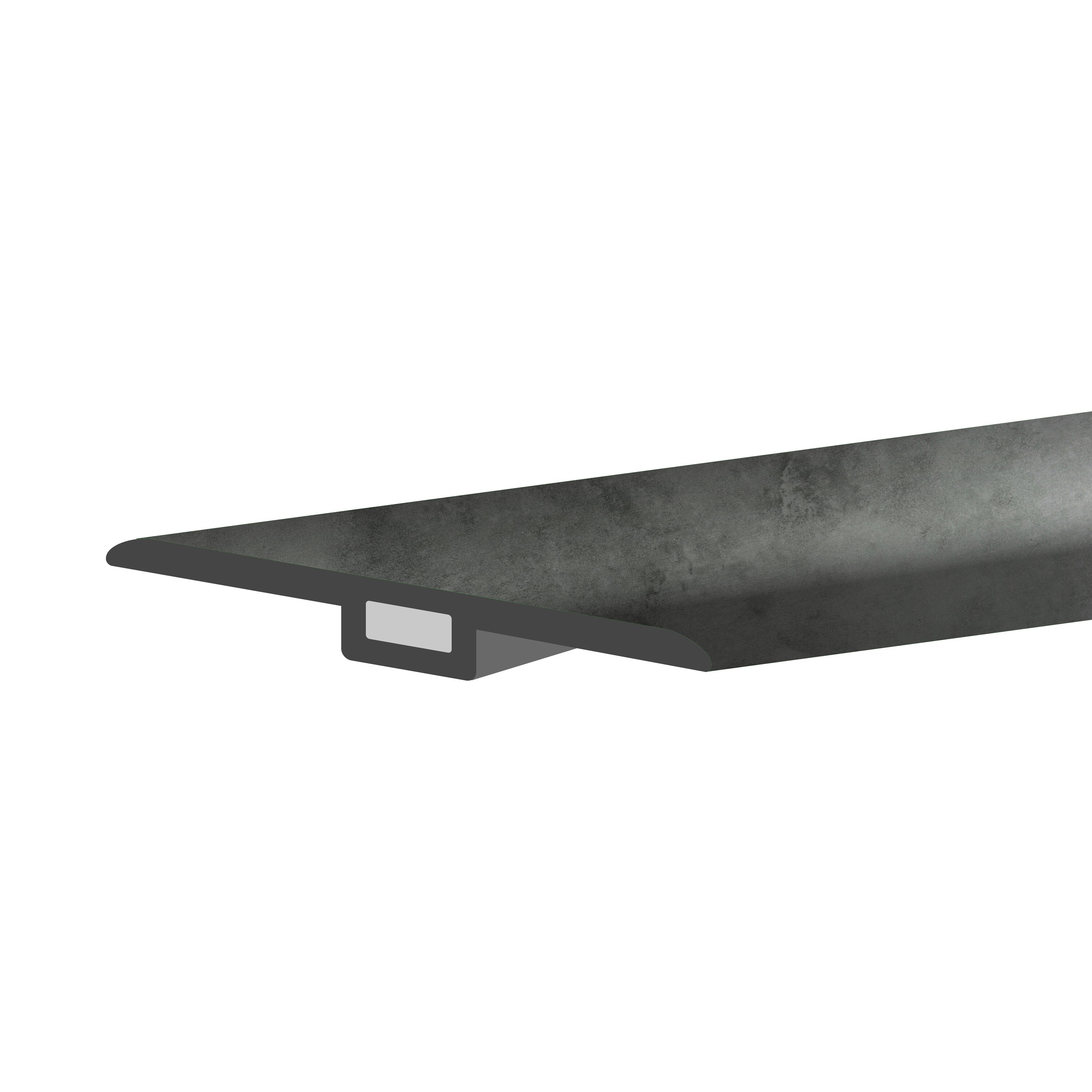 Lucida USA TC-607TM TerraCore T-moulding Gauged Slate 0.27-in T x 1.75-in W x 48-in L Vinyl T-moulding
