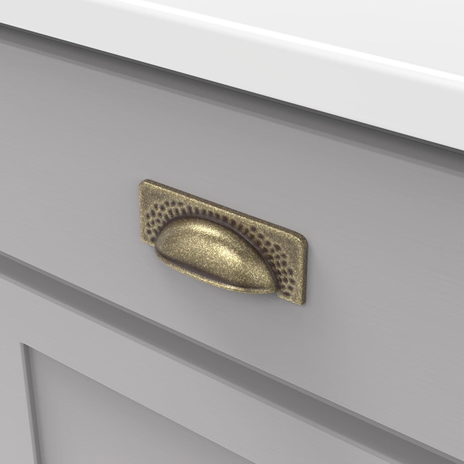 Hickory Hardware P2174-WOA-10B Cabinet-Pulls - View #3