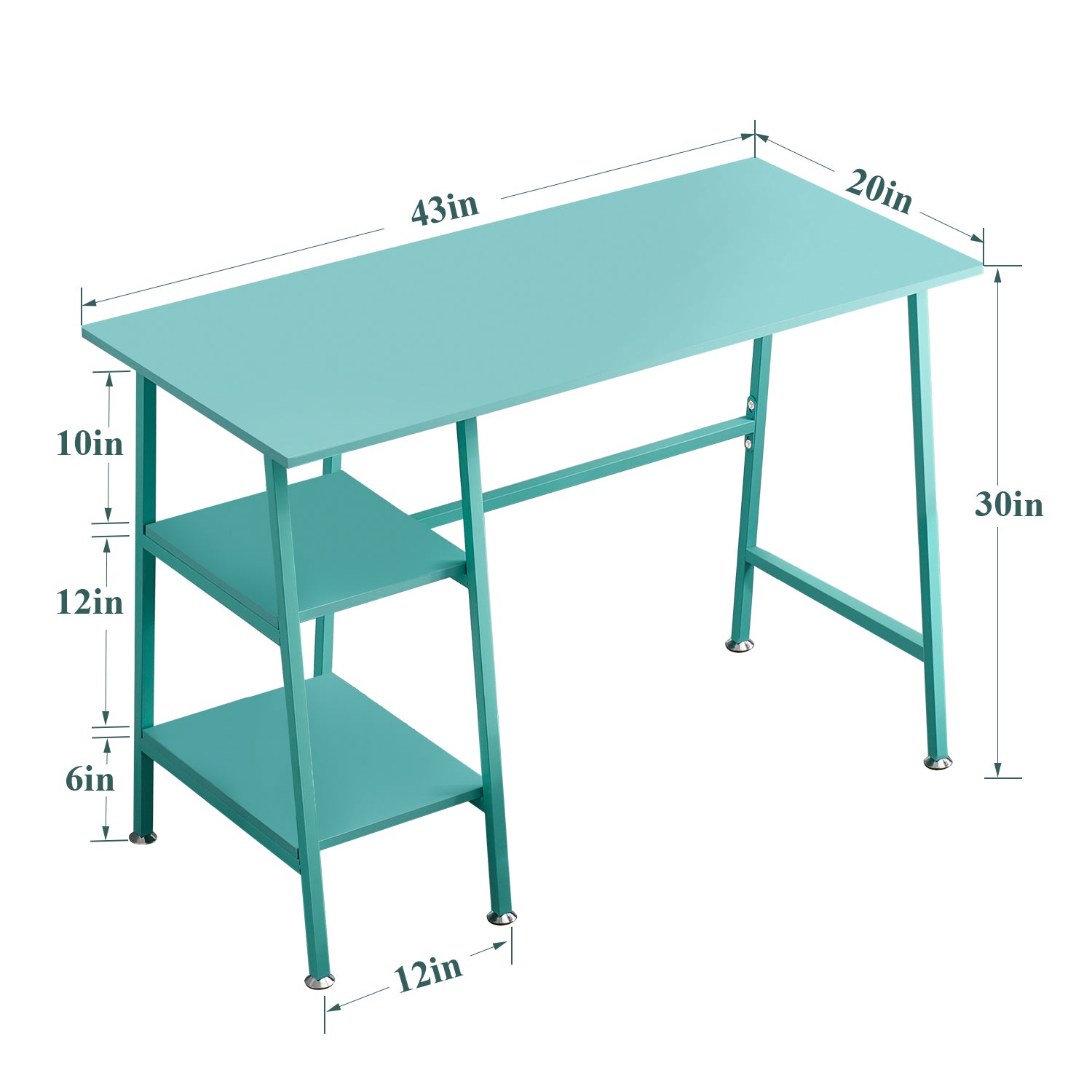 Vecelo LOE-DC-CD01-BLU desks - View #2