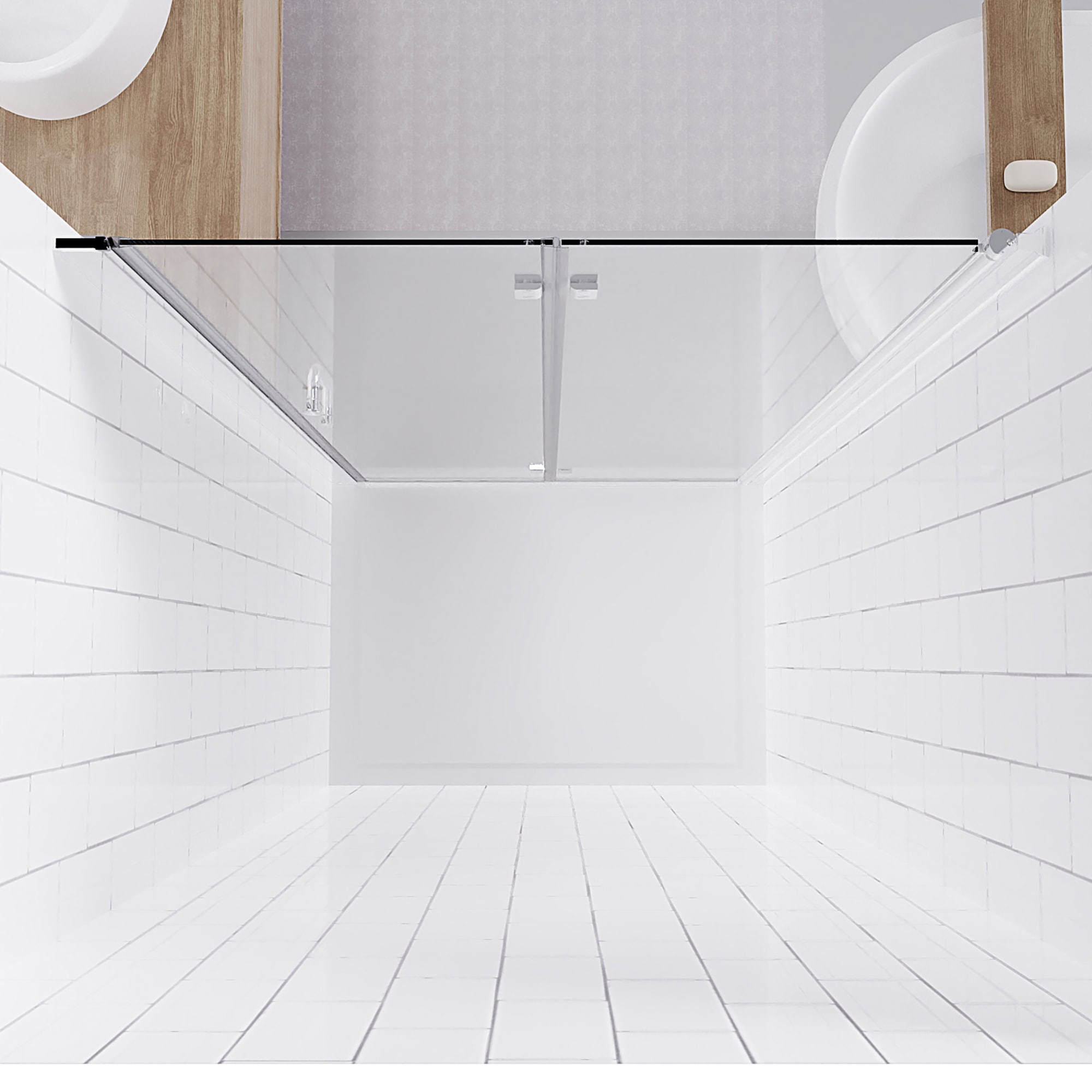 Lordear LD-ZDM6604BN Shower-Doors - View #2