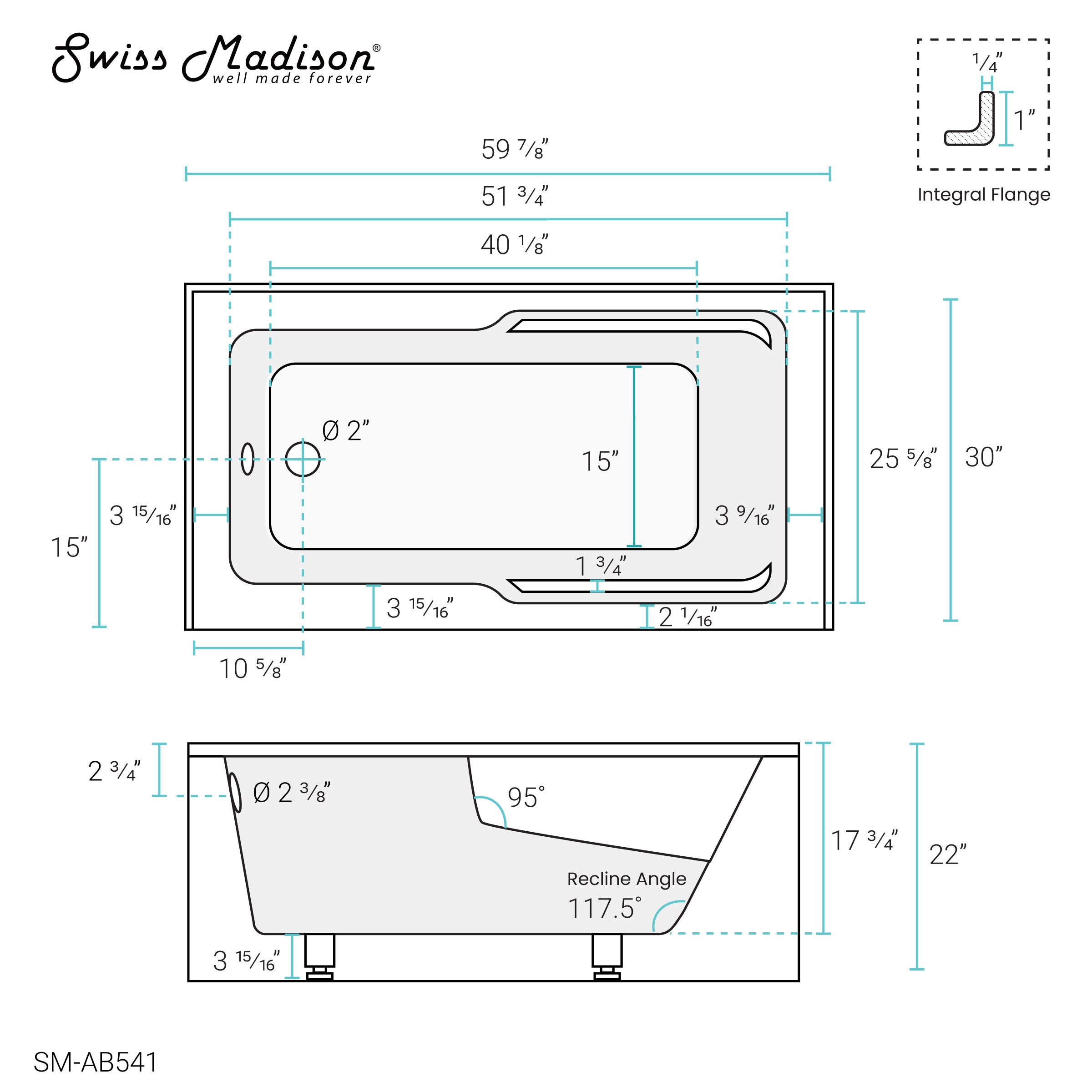 Swiss Madison SM-AB541 bathtubs - View #11