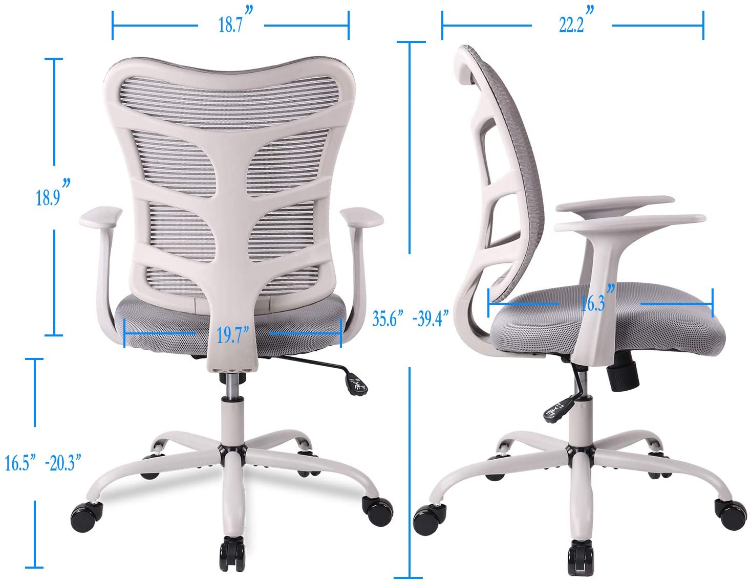 CASAINC CR-A88105-GREY Office-Chairs - View #7