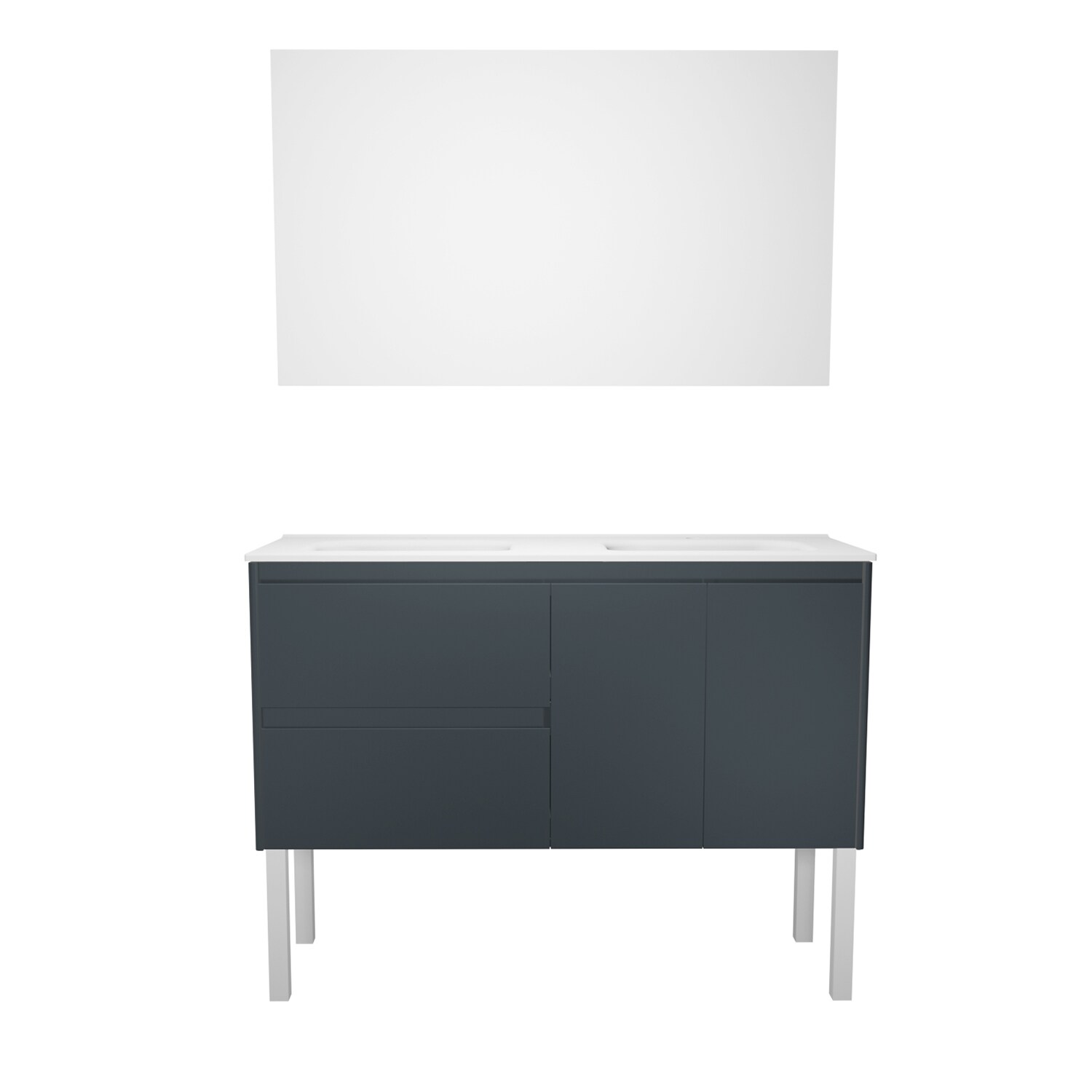 WS Bath Collections AMBRA 120F PACK 1 AN Bath-Vanity-Combo - View #2