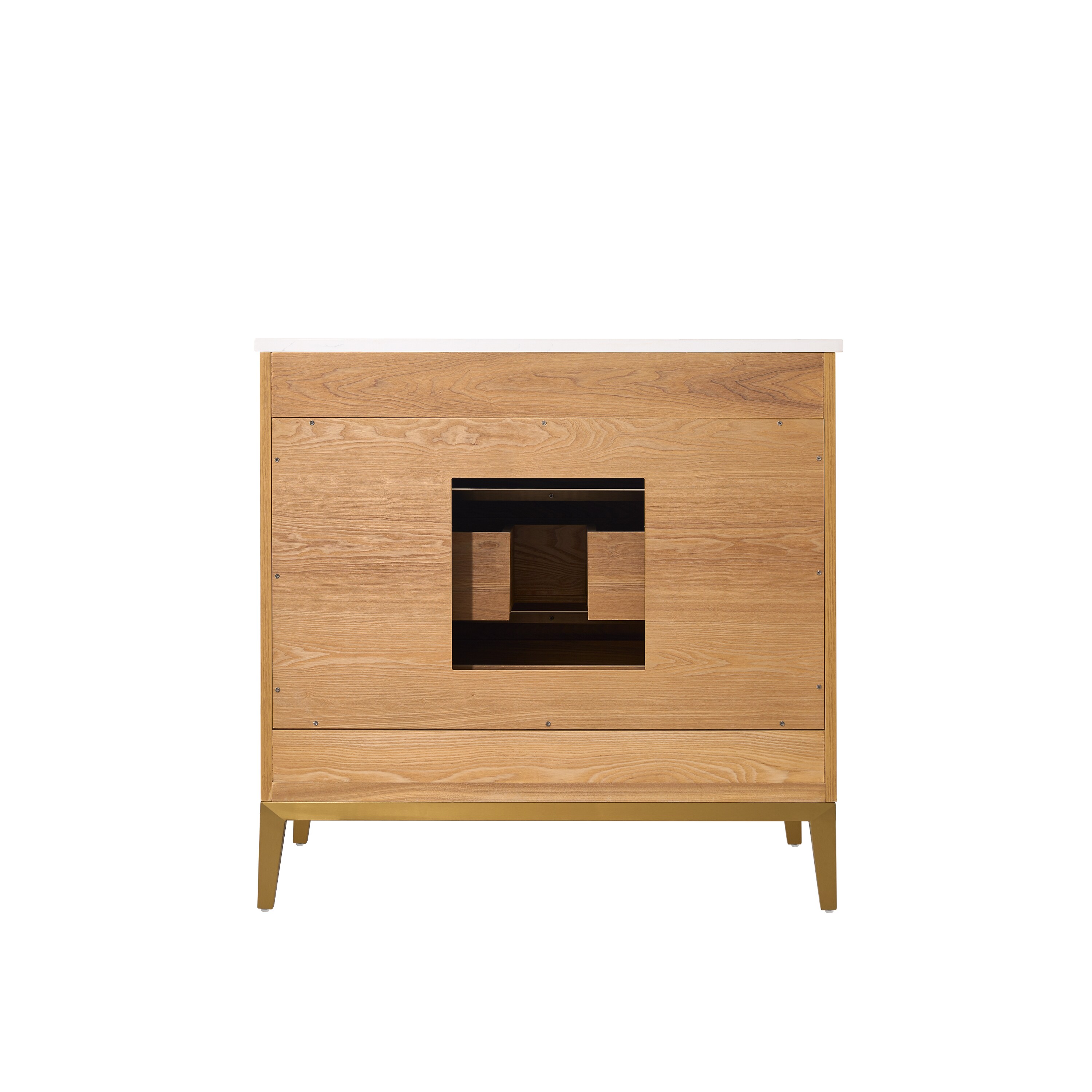 WELLFOR NOLAN36QZ-OAK Bath-Vanity-Combo - View #6