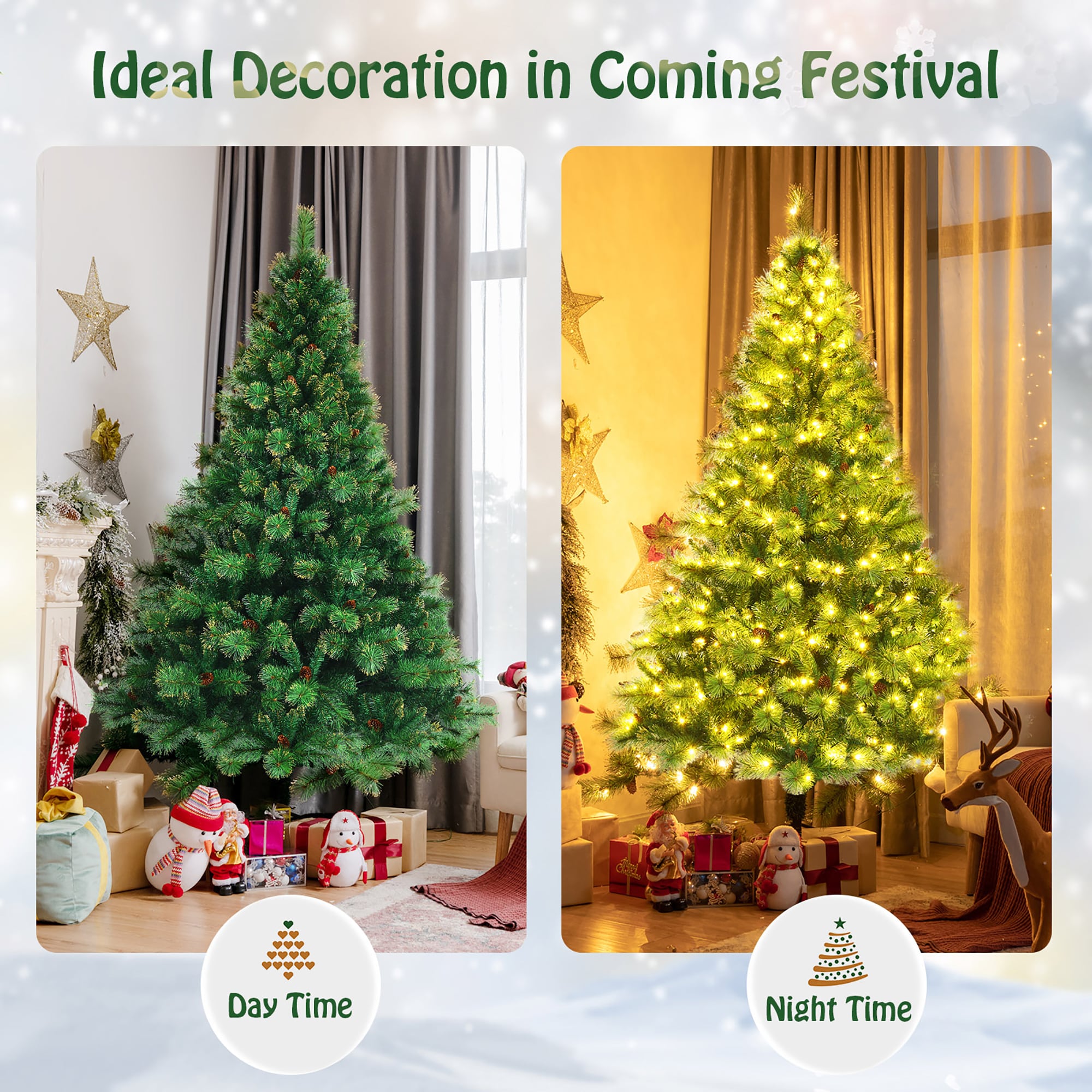 Costway CM23498US Artificial-Christmas-Trees - View #5