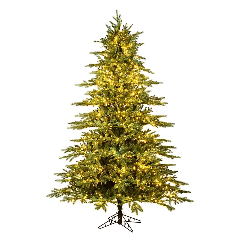 Vickerman K184466LED 6.5-Feet Pre-lit Artificial Christmas Tree with White LED Lights