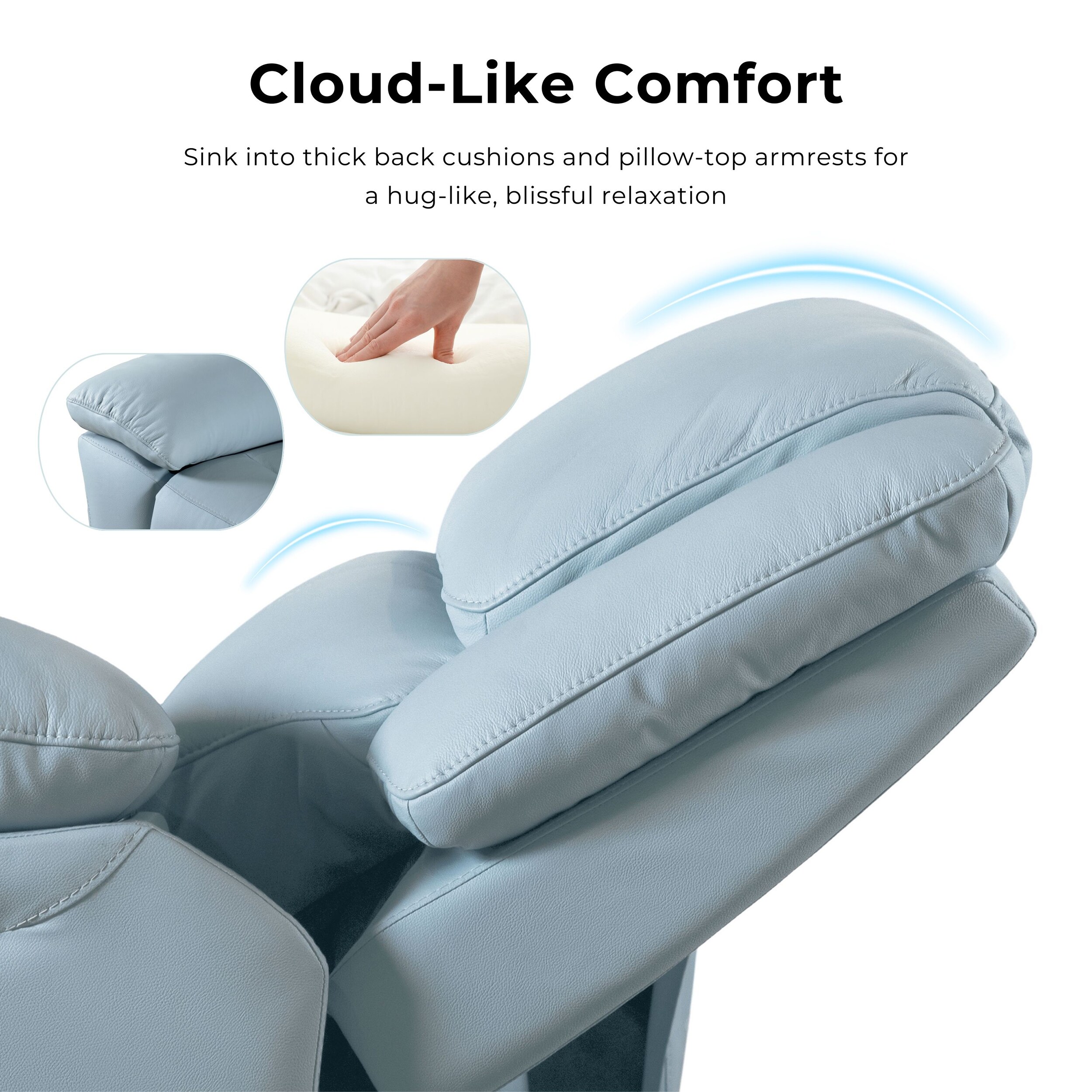 Furniture of America IDF-69003DG-LV Sofas-Loveseats - View #6