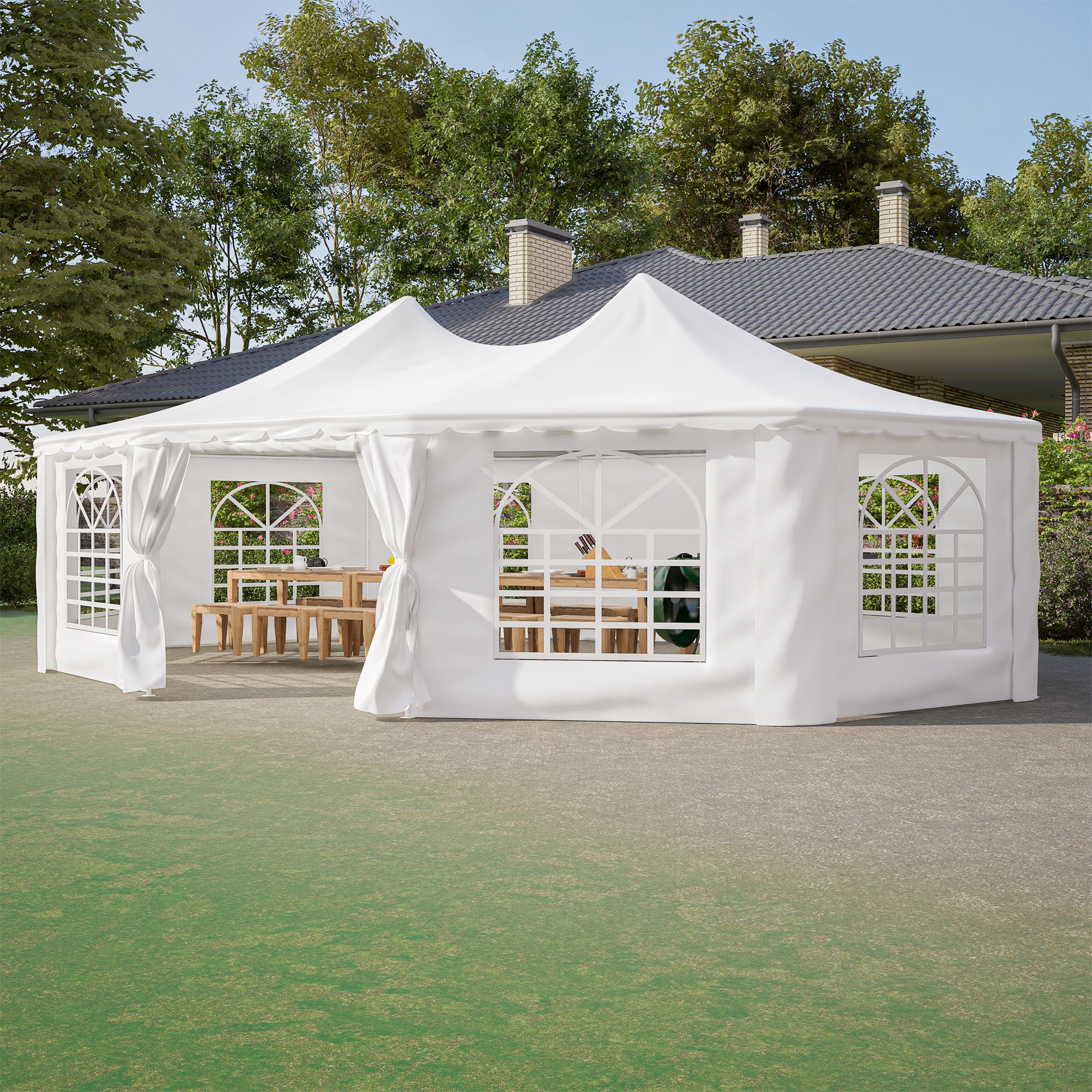 Damerin Z-GA33 Wood-Resin-Gazebos - View #2