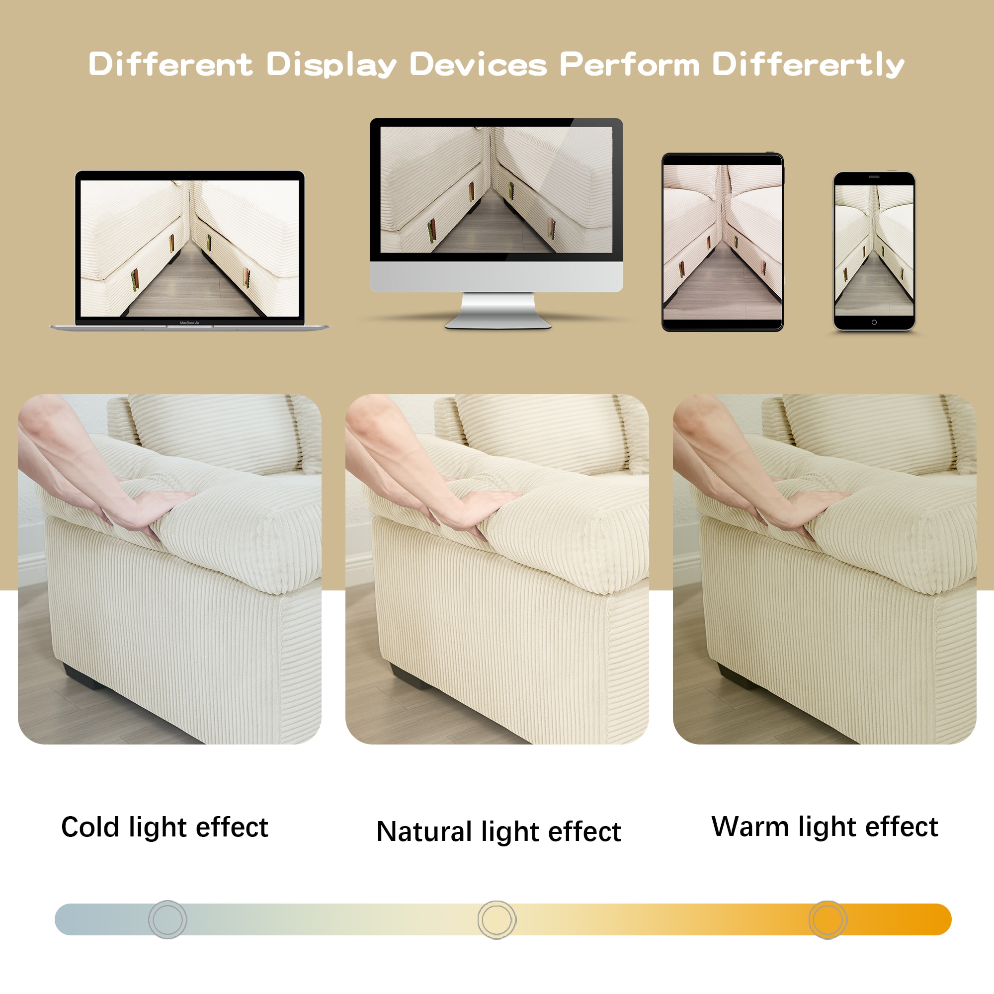 Homy Casa W714-L-OW Sofas-Loveseats - View #16