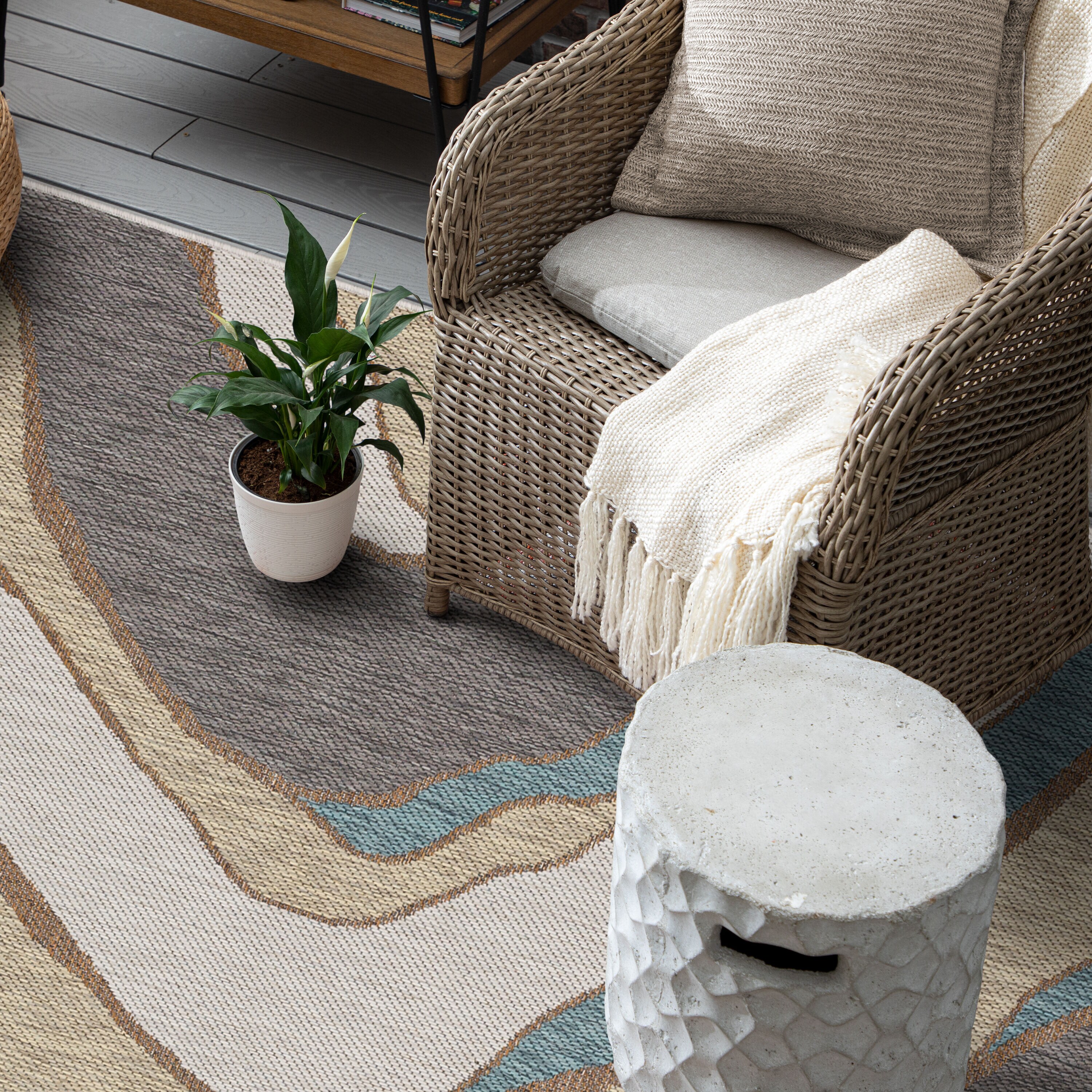 allen + roth with STAINMASTER R1195 535 120156 rugs - View #12