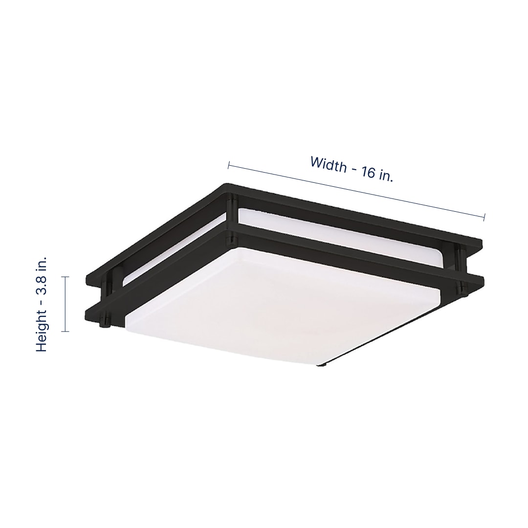 Amax Lighting LED-JR16BLK-SQ-C flushmounts - View #2