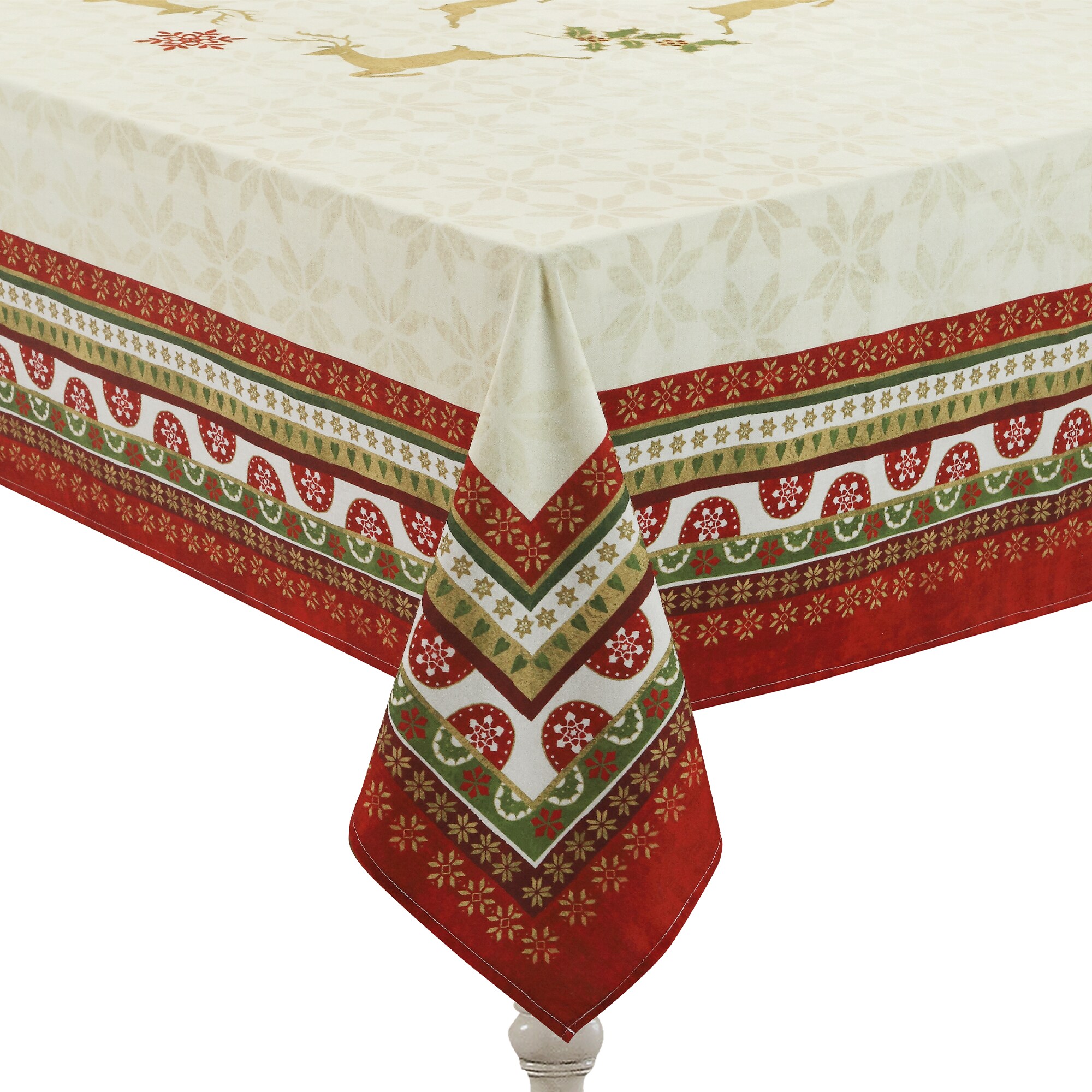 Laural Home Multi Color/Polyester Tablecloth at Lowes.com