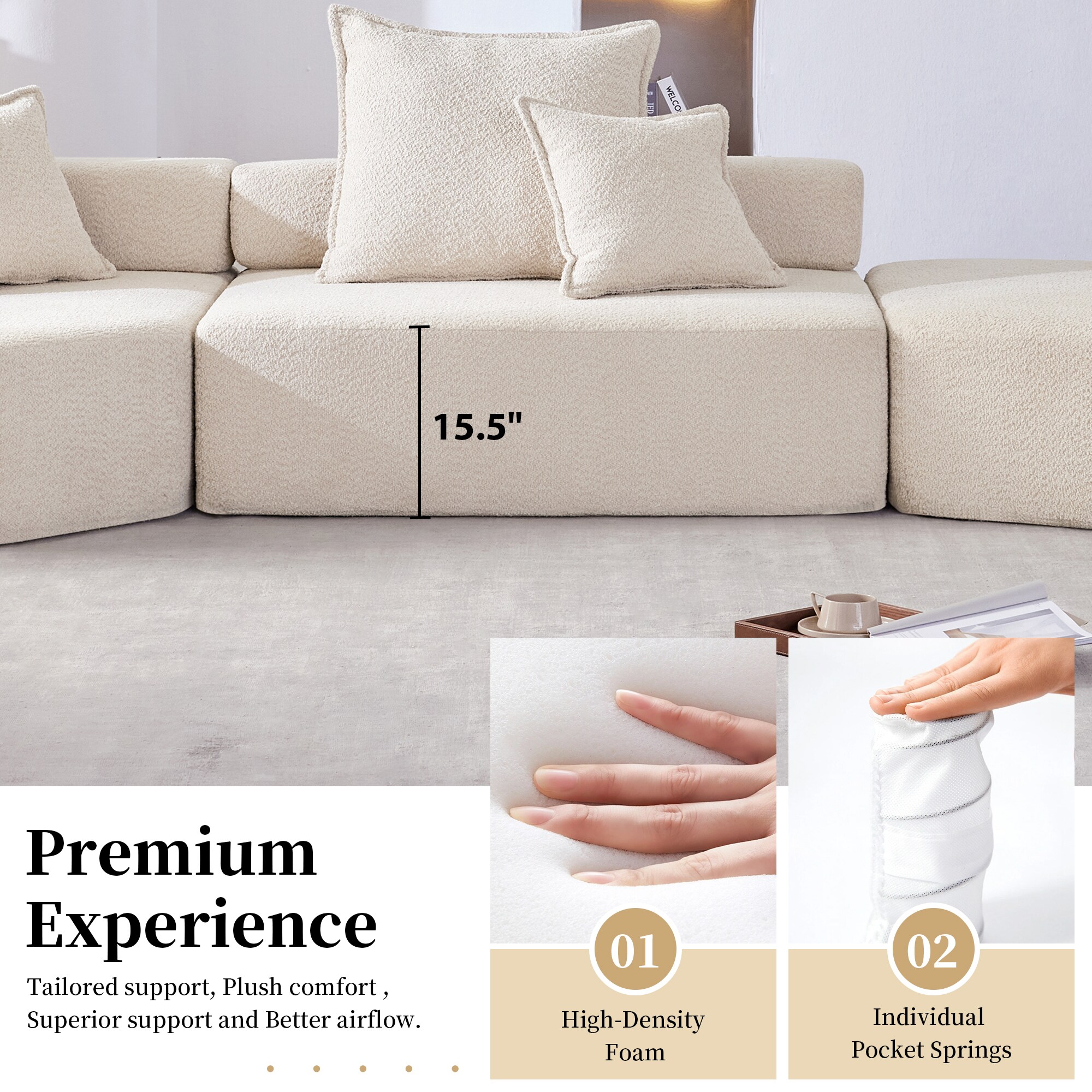 ModernLuxe N723S1293A Sofas-Loveseats - View #5